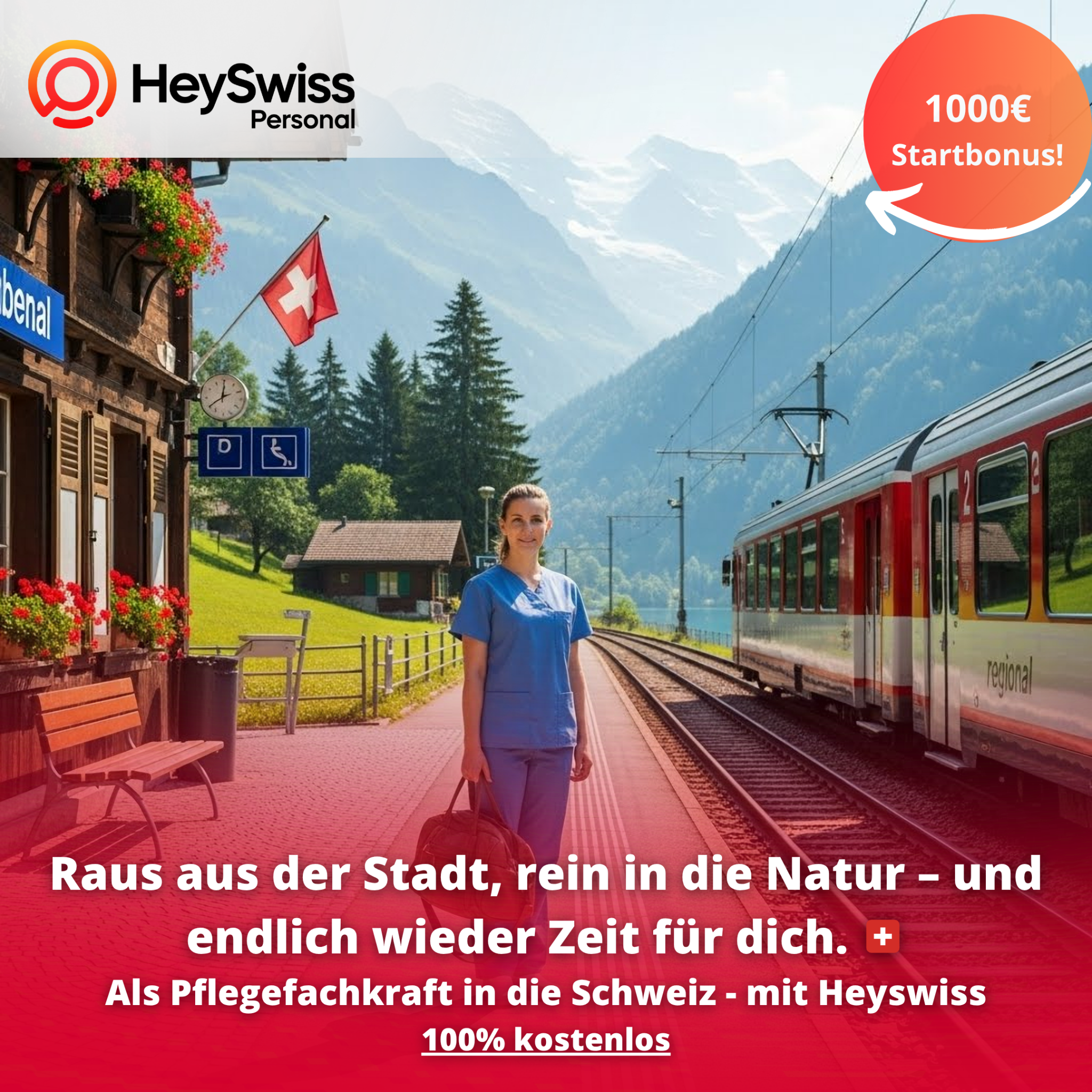 HeySwiss Personal Facebook ad