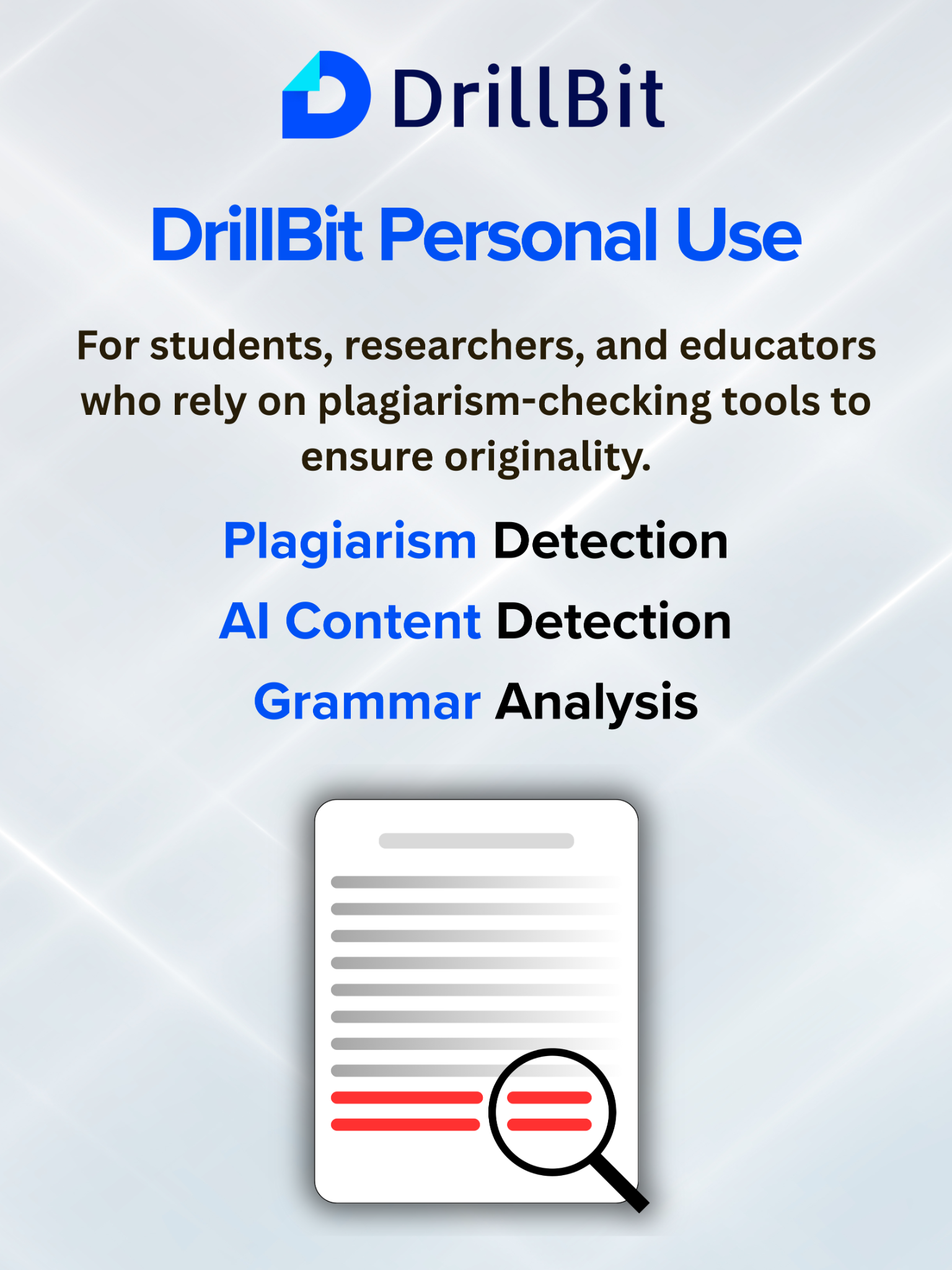 DrillBit Plagiarism Facebook ad: DrillBit Plagiarism - (Personal)