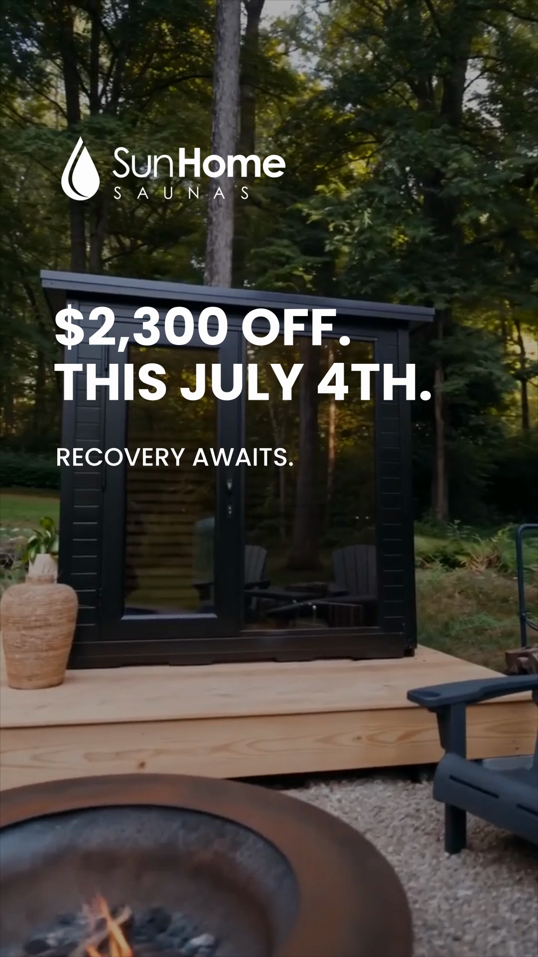 Sun Home Saunas Facebook ad