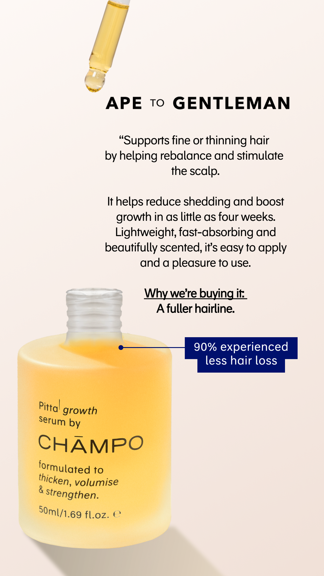 Chāmpo Haircare Facebook ad