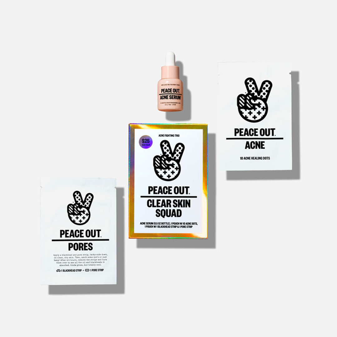 Peace Out Skincare Facebook ad