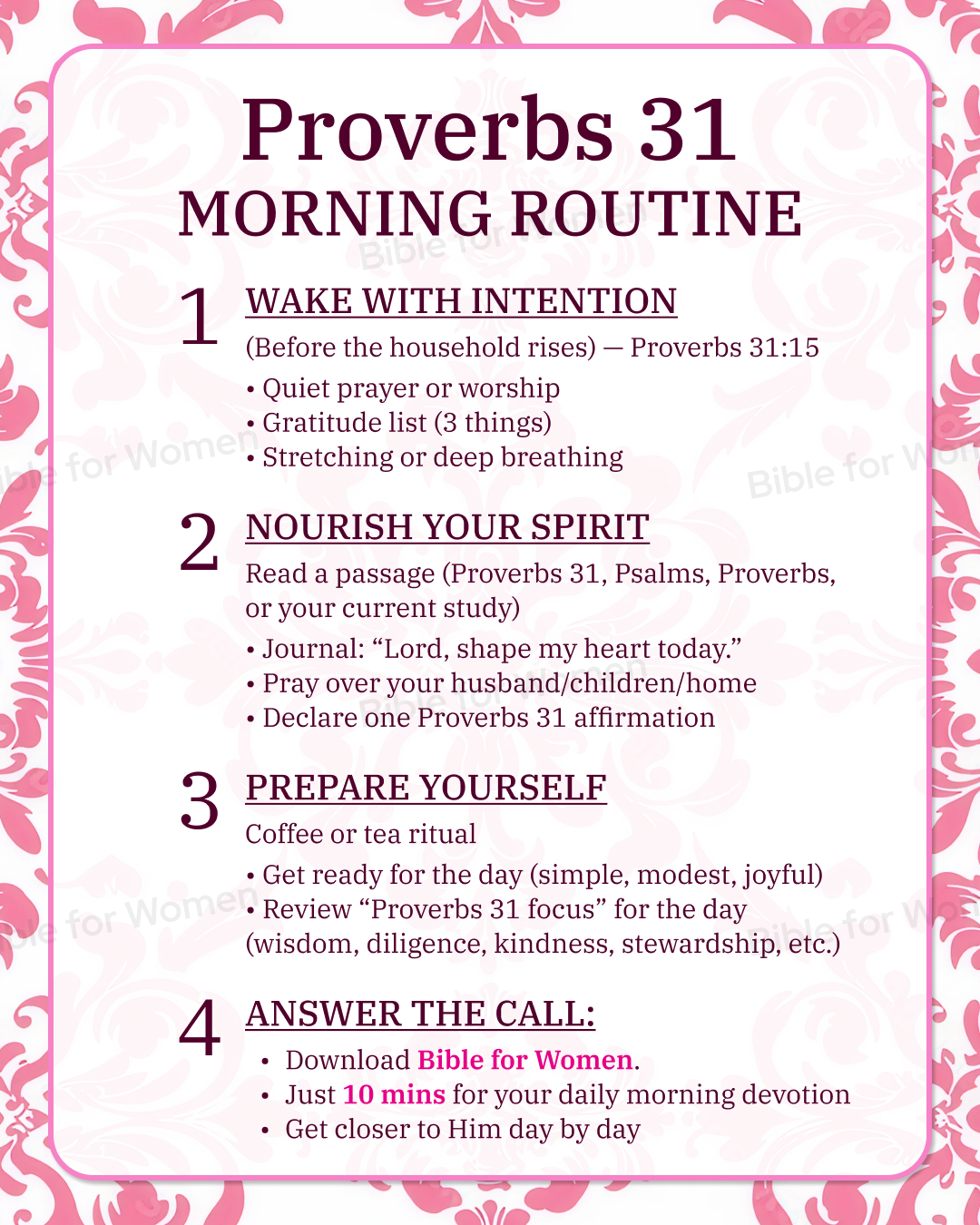 Bible for Women Facebook ad