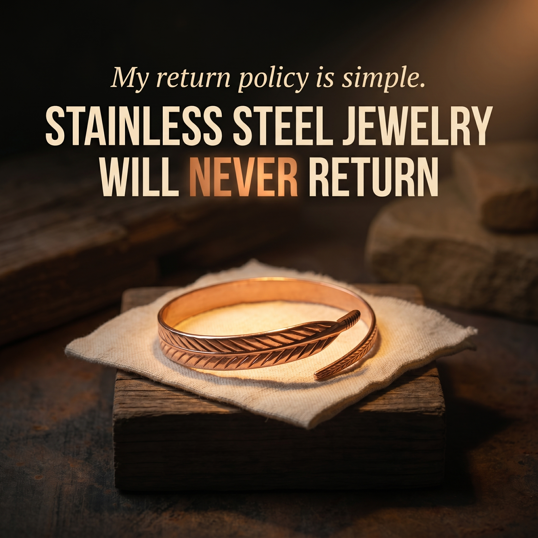 Vera’s Copper Jewelry Facebook ad