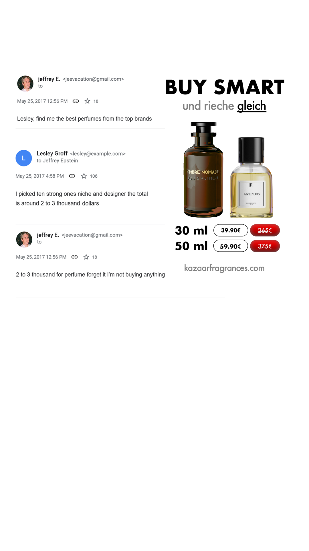 Kazaar Facebook ad