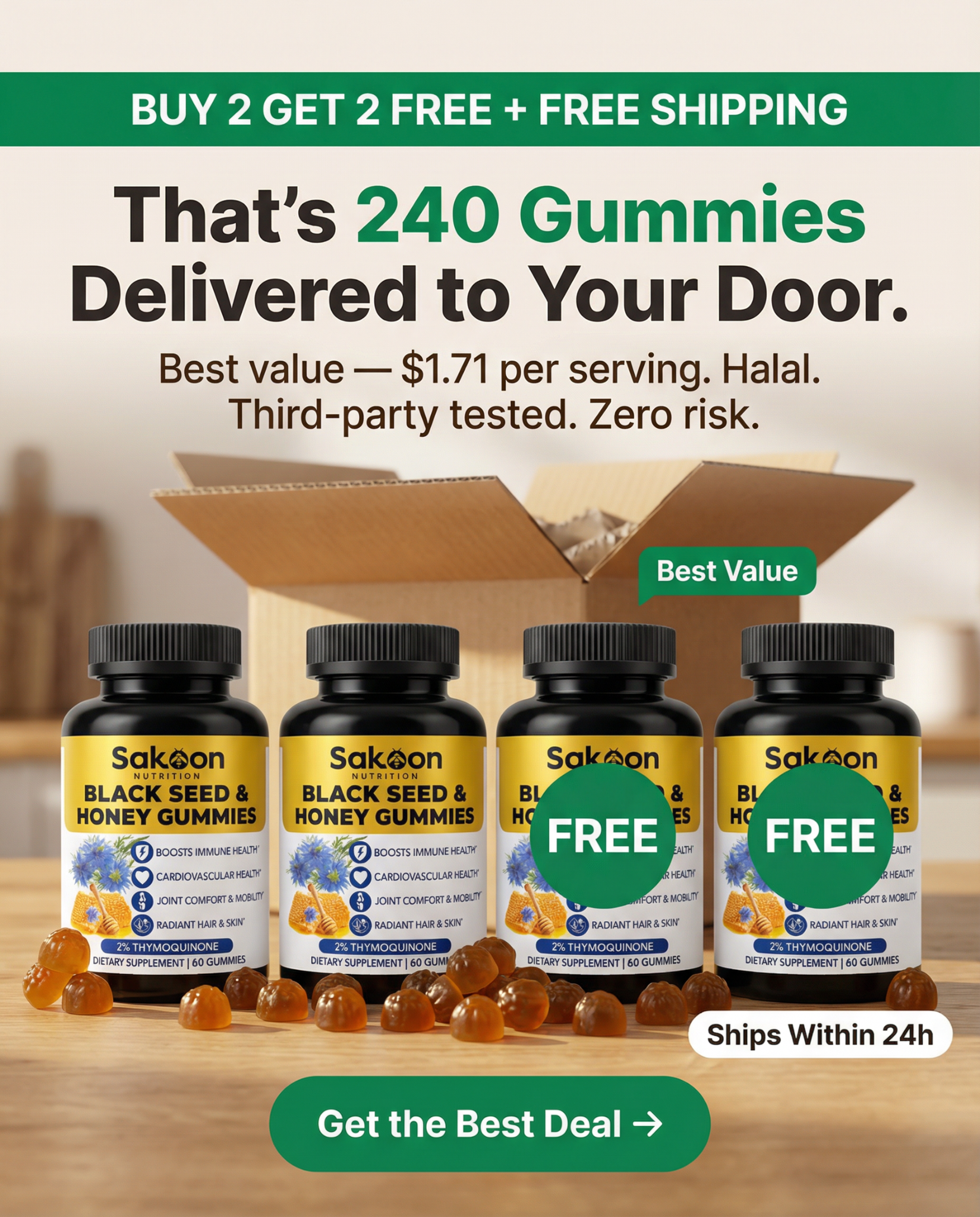 Sakoonnutrition Facebook ad