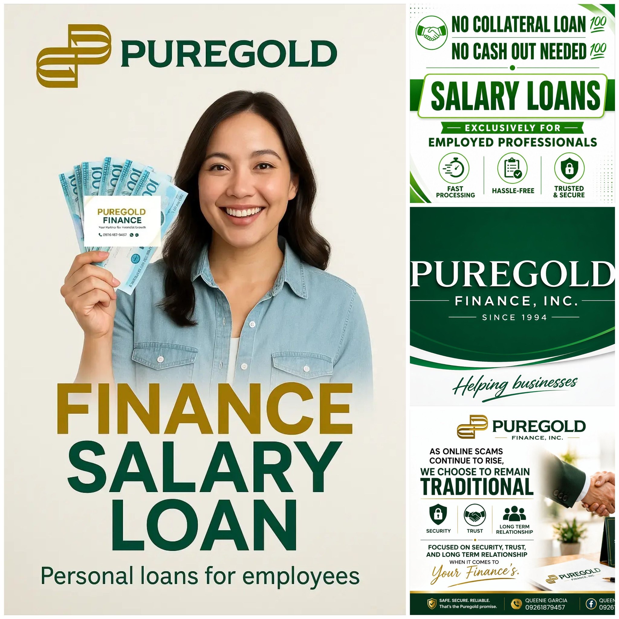 Puregold finance Queenie Garcia Facebook ad: SALARY LOAN