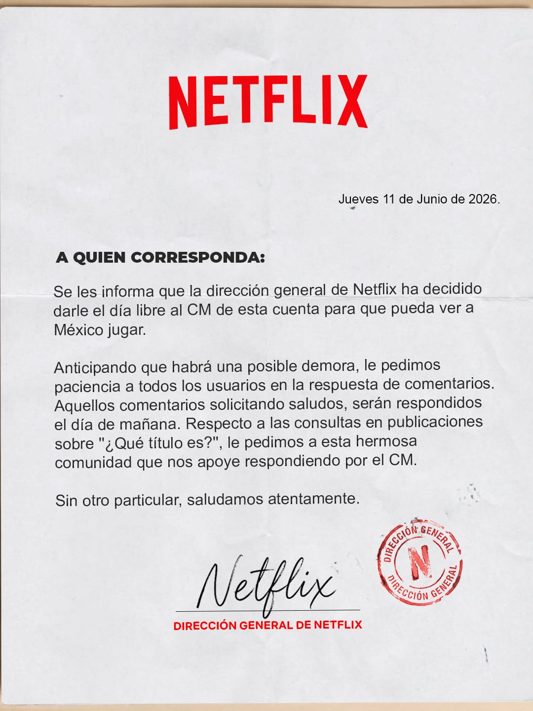 Netflix Facebook ad