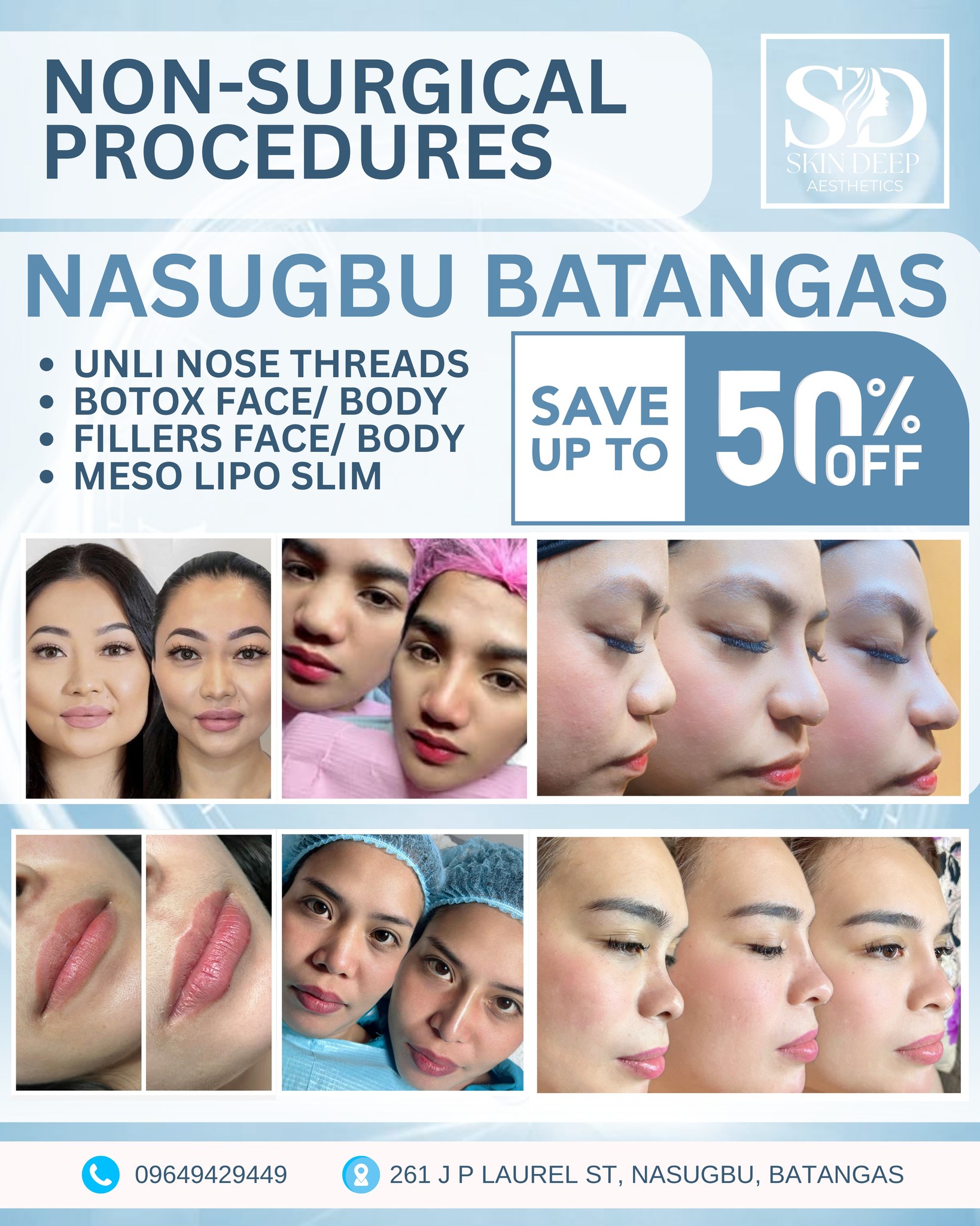 Skin Deep Aesthetics Facebook ad