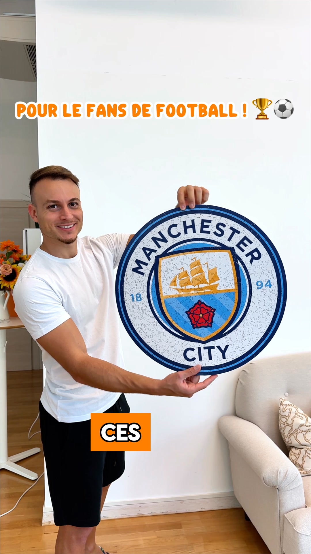 Iconic Puzzles FR Facebook ad: Un must pour les fans de foot!