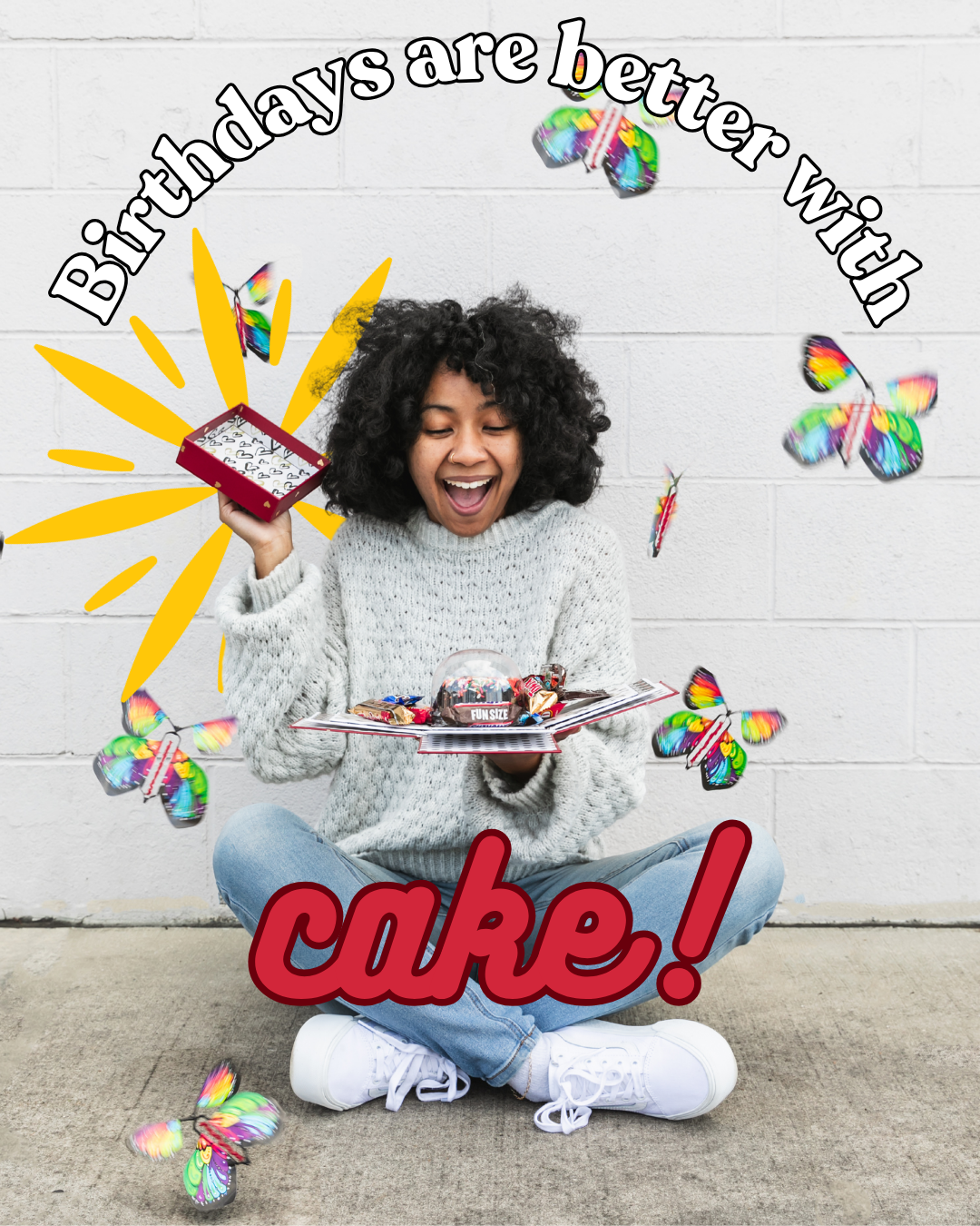 Sendacake Facebook ad