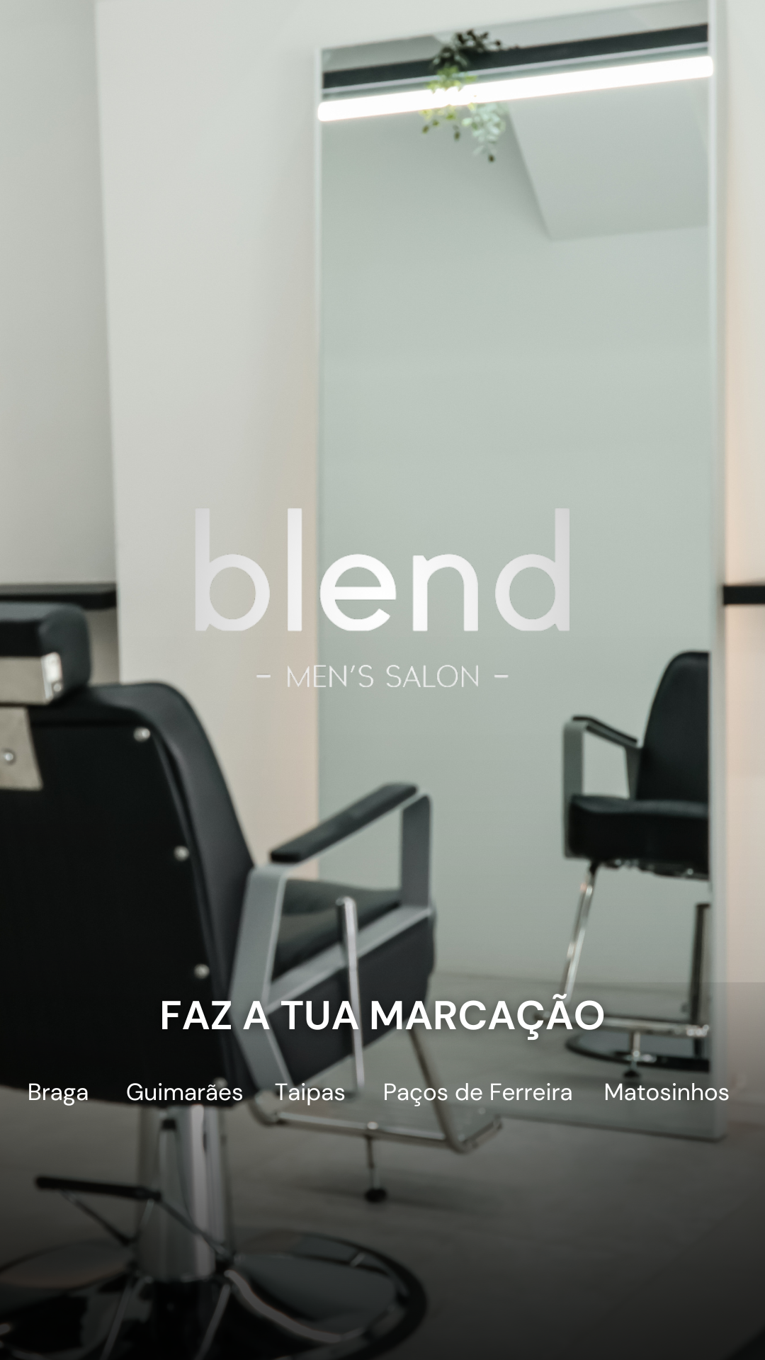 Blend Men's Salon Facebook ad