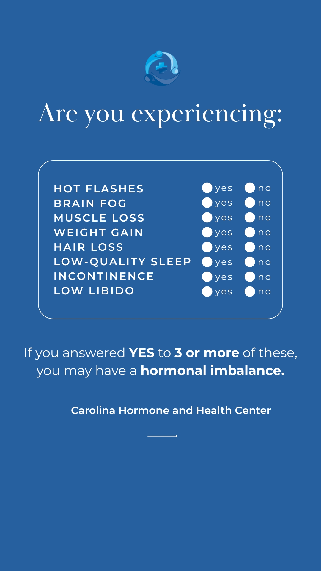 Carolina Hormone and Health Facebook ad
