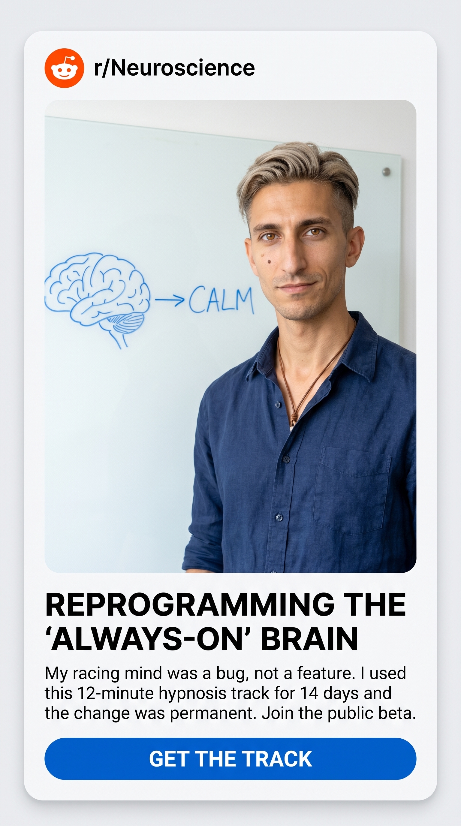Kure for Hypnotherapy Facebook ad