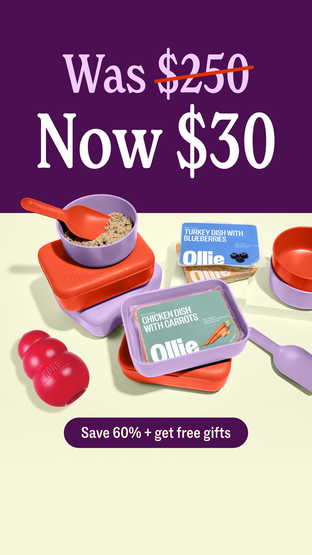 Ollie Facebook ad
