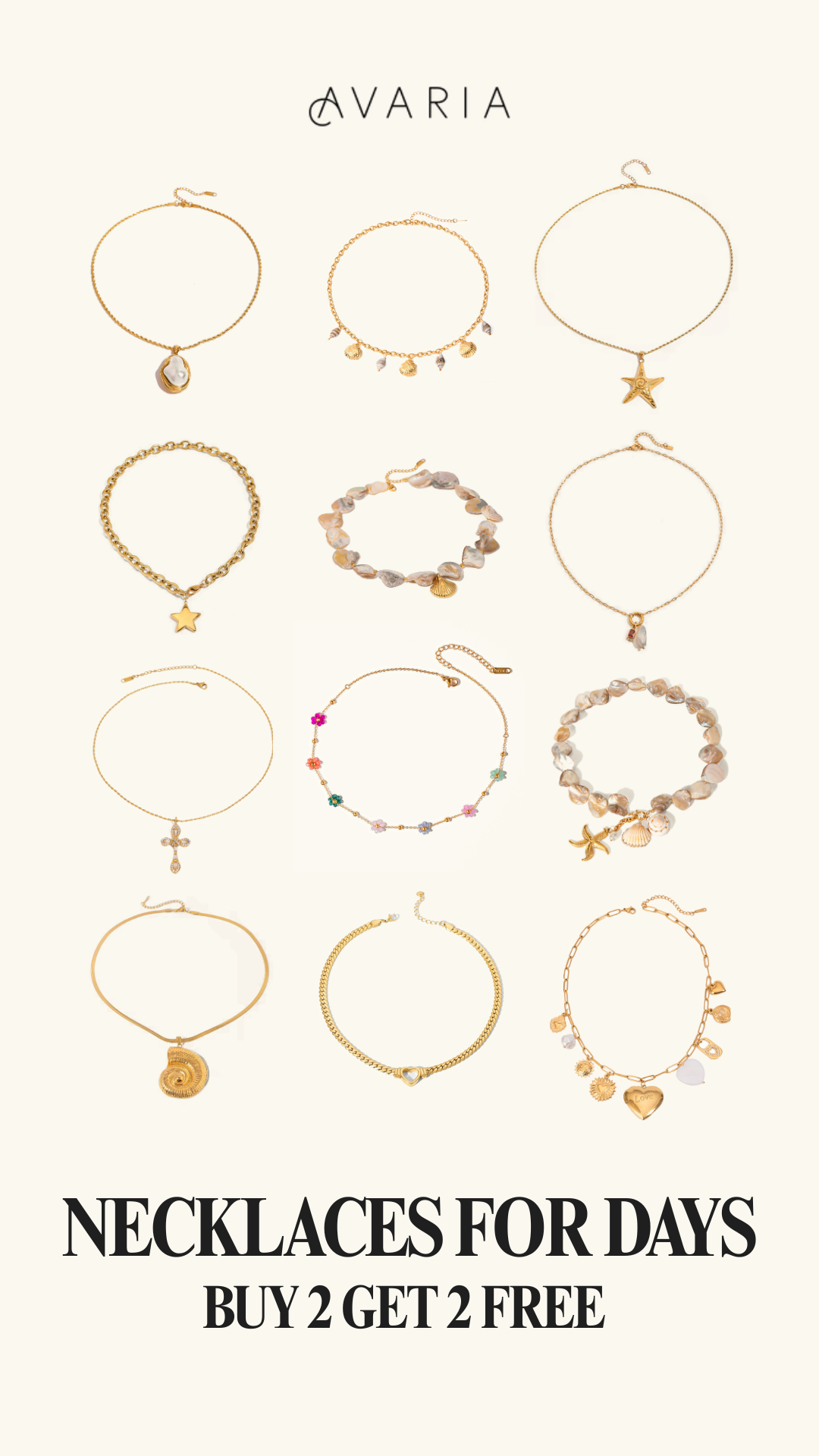Avaria Jewelry Facebook ad