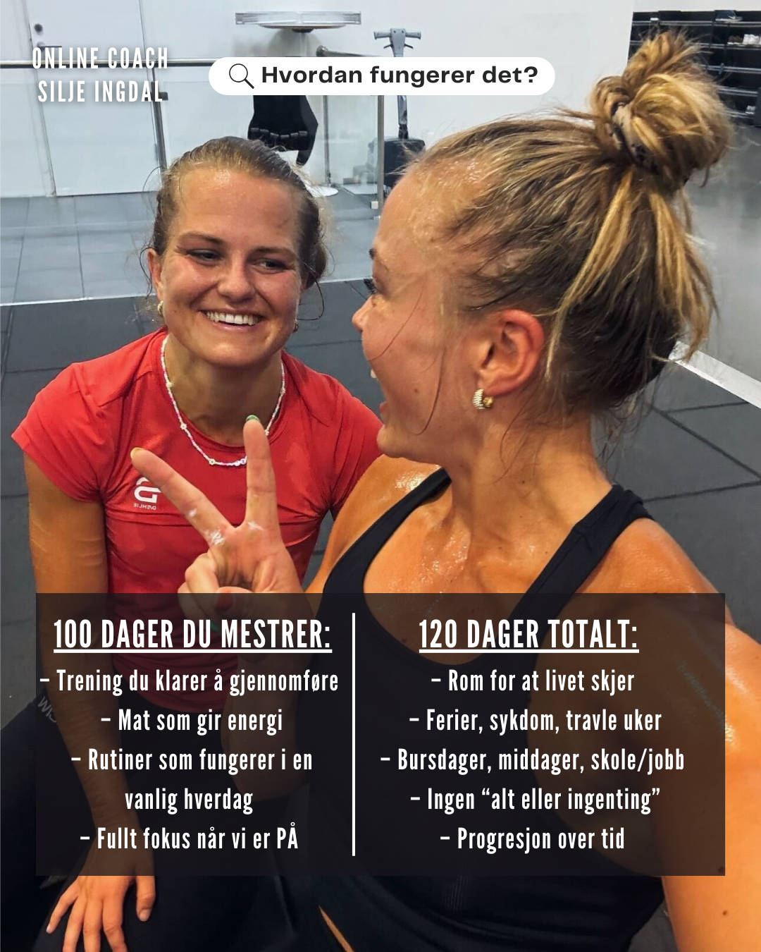 Silje Ingdal Coaching Facebook ad: 100 Day Challenge er nå åpen!