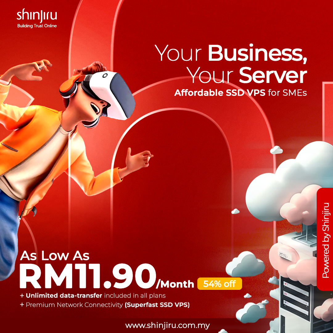 Shinjiru Web Hosting Facebook ad