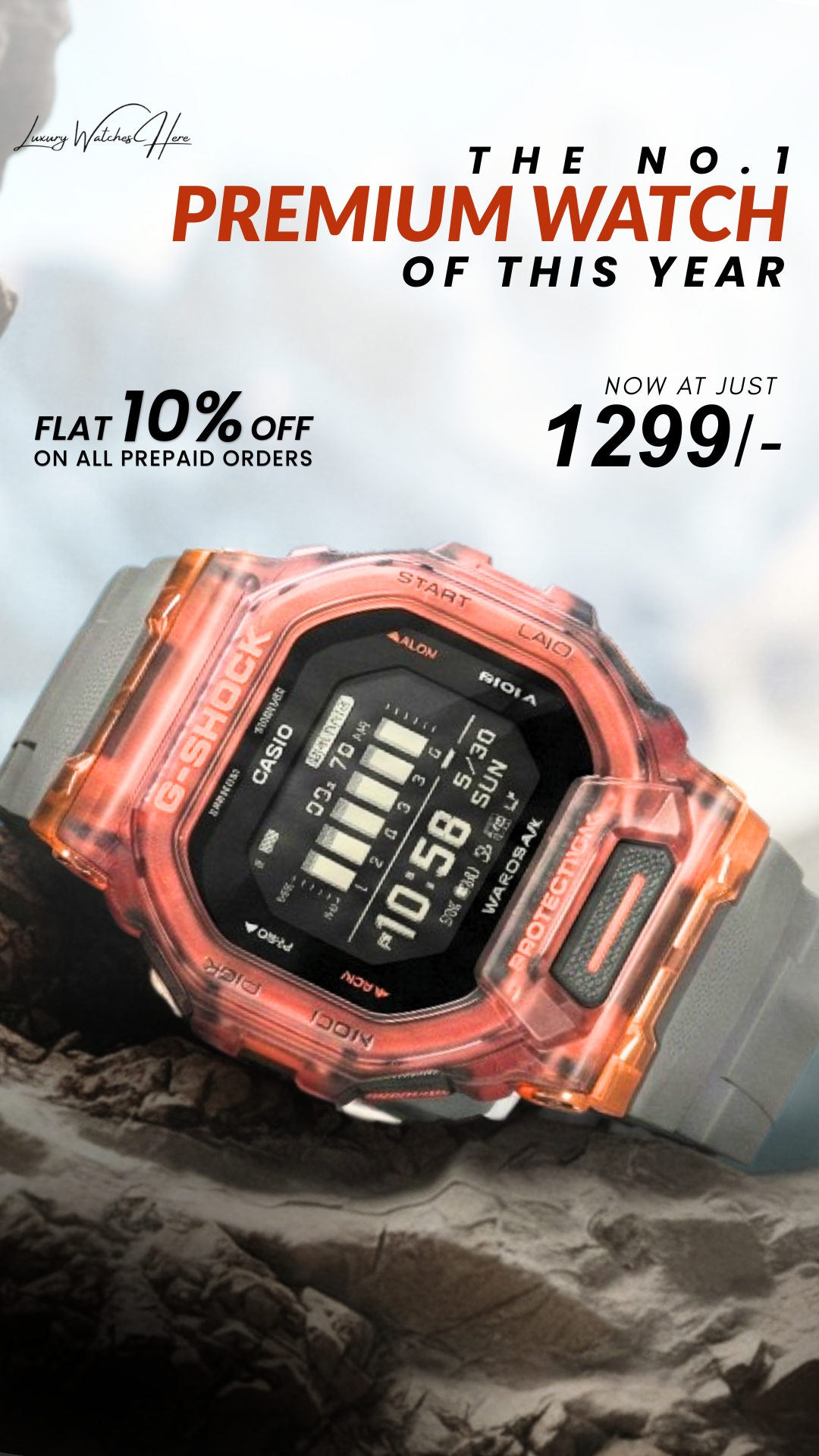 Luxury Watches Here Facebook ad