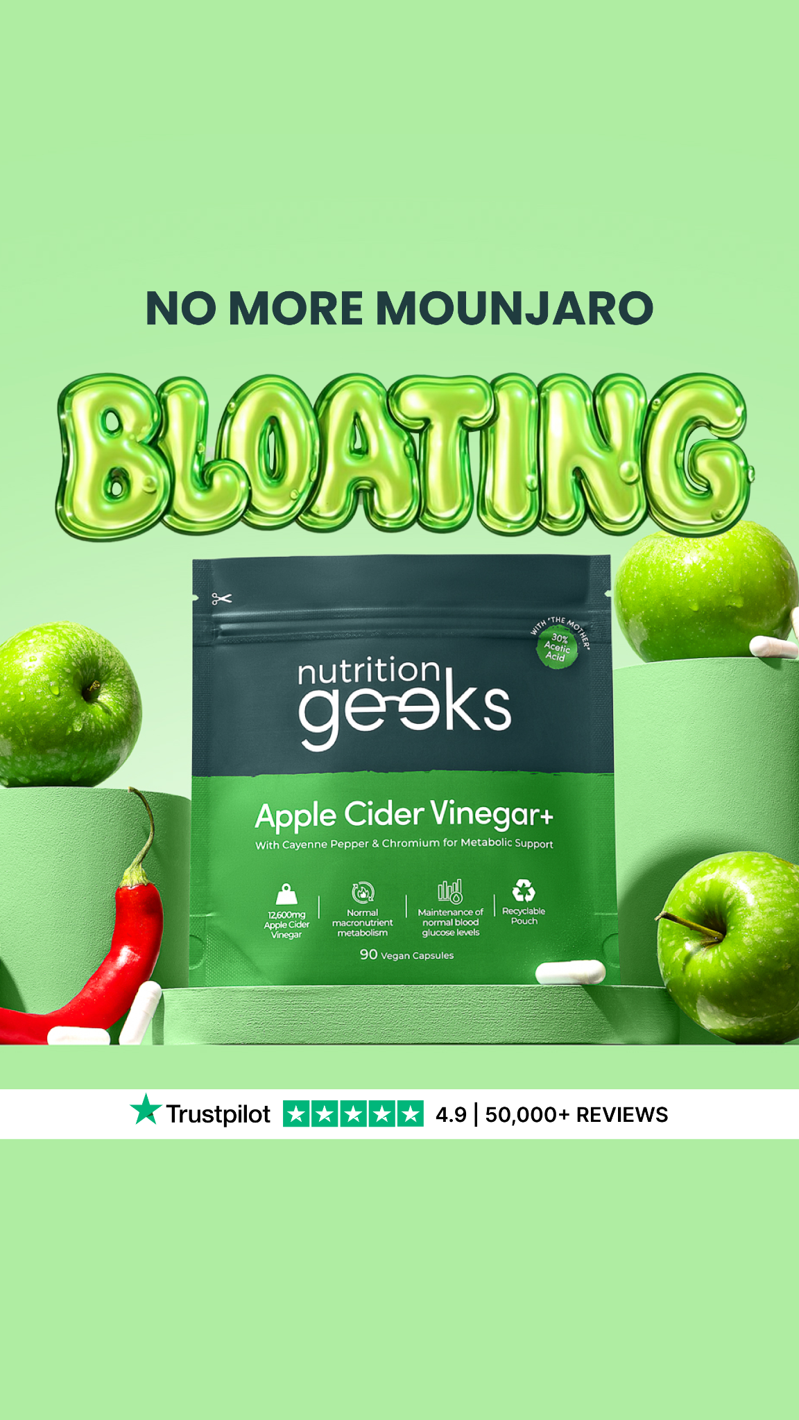 Nutrition Geeks Facebook ad