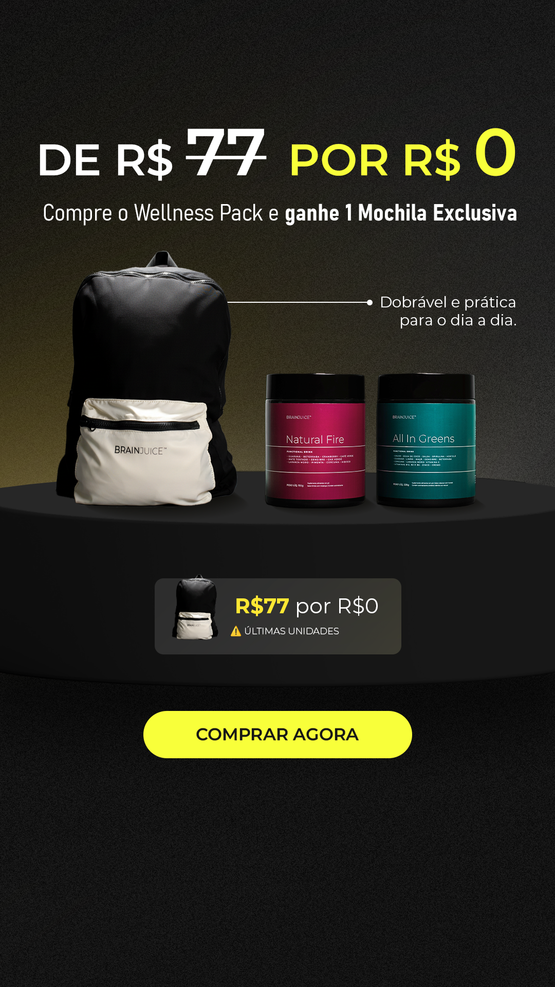 BrainJuice Facebook ad