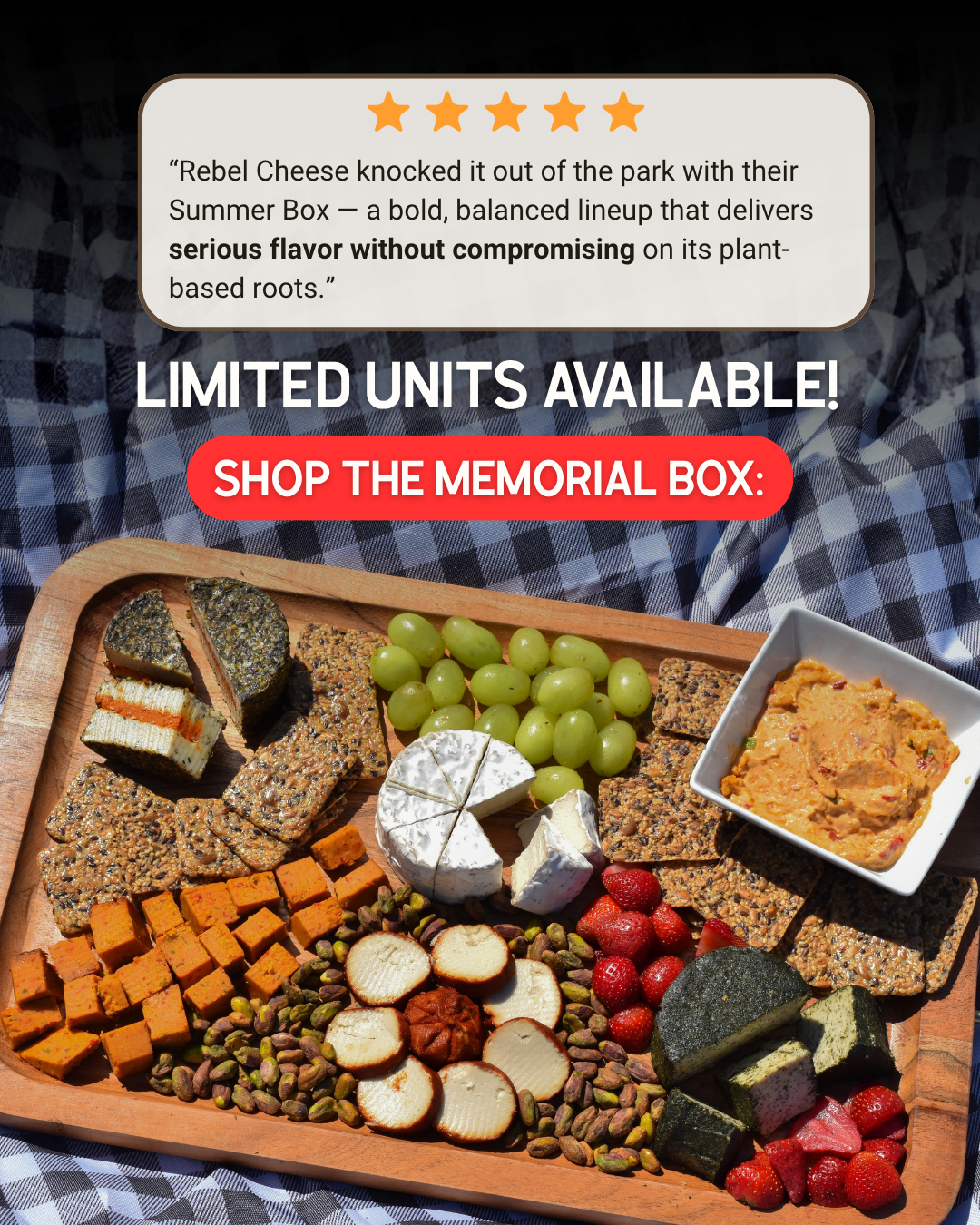 Rebel Cheese Facebook ad