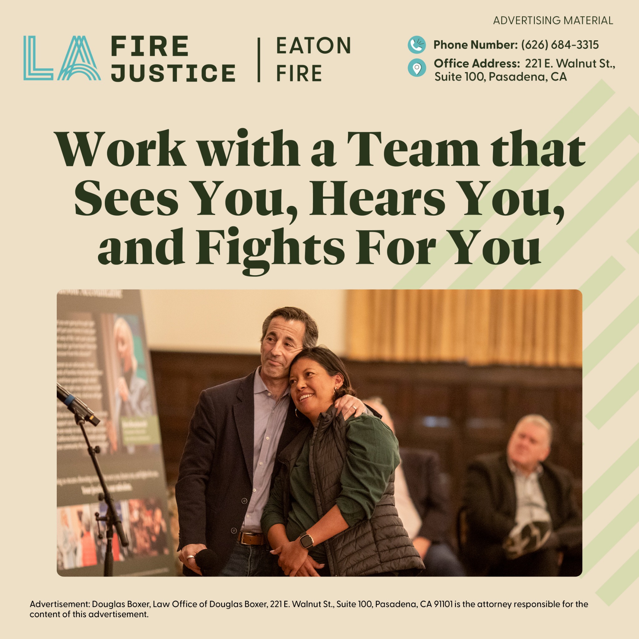 L.A. Fire Justice Facebook ad