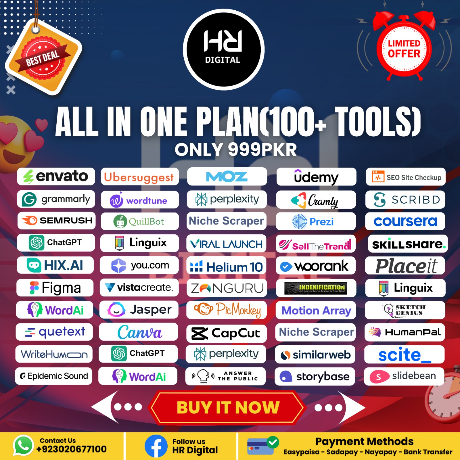 HR digital seo tool Facebook ad