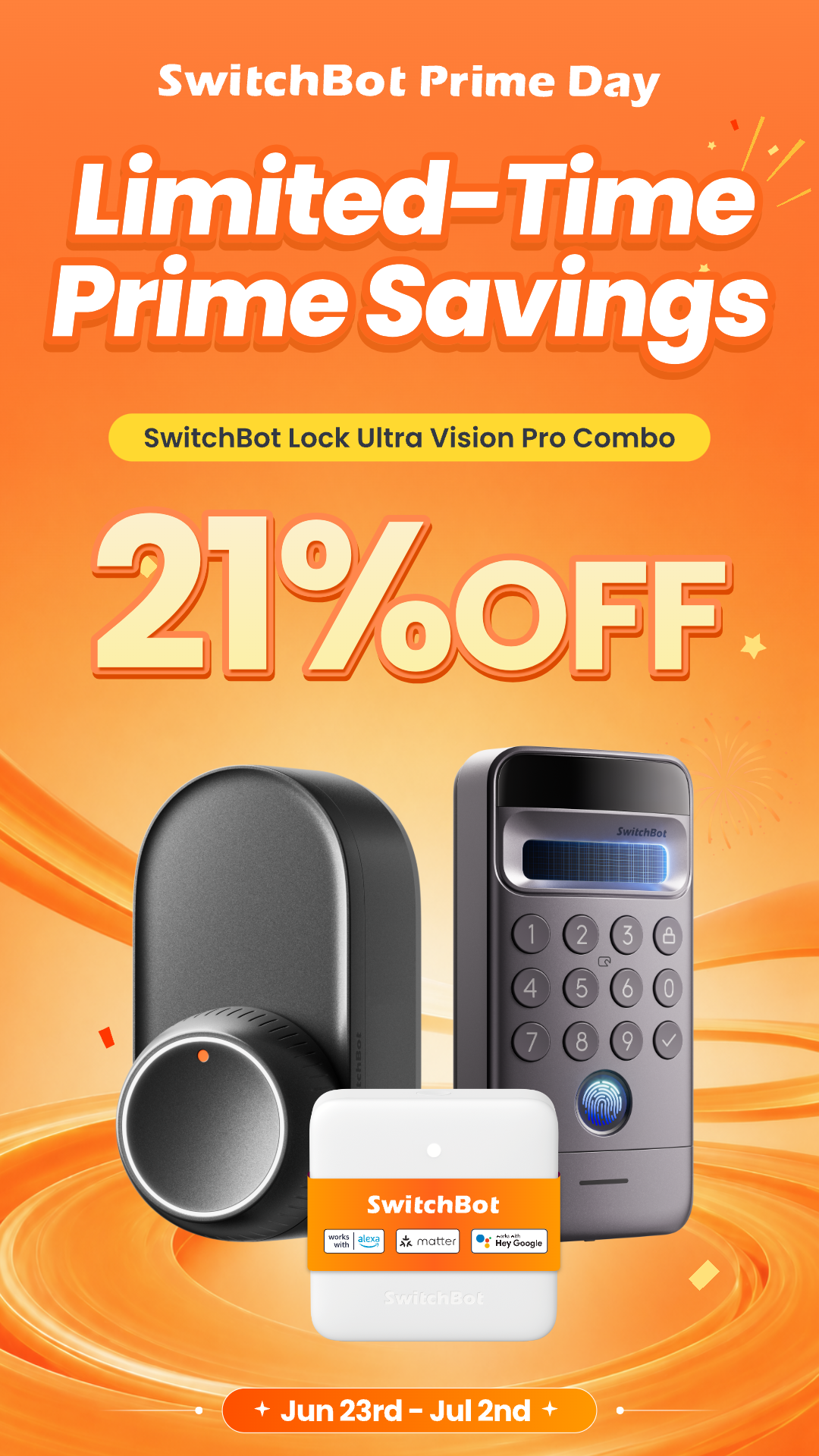SwitchBot Facebook ad: SwitchBot Lock Ultra Vision Pro Combo, SwitchBot US