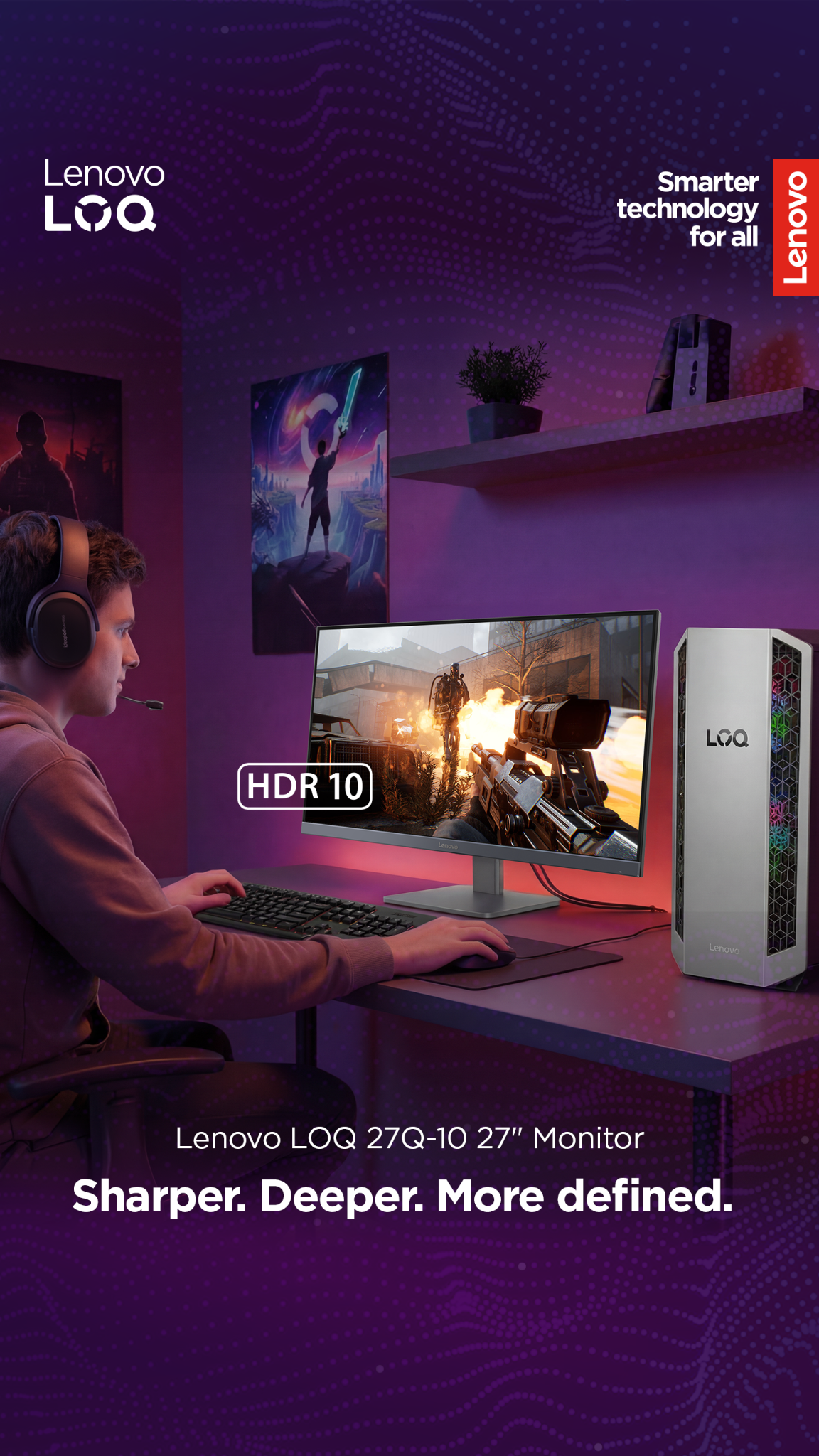 Lenovo Legion Facebook ad: Lenovo LOQ 27Q-10 Monitor