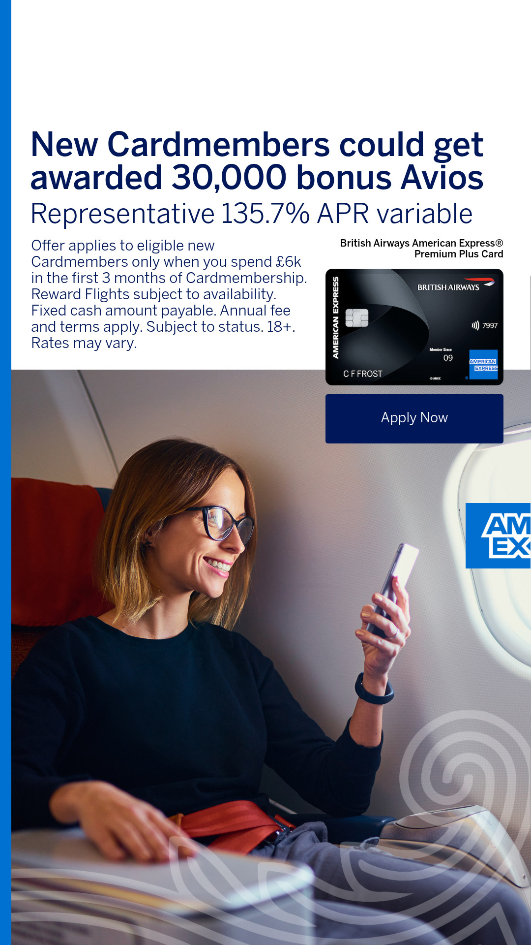 American Express Facebook ad