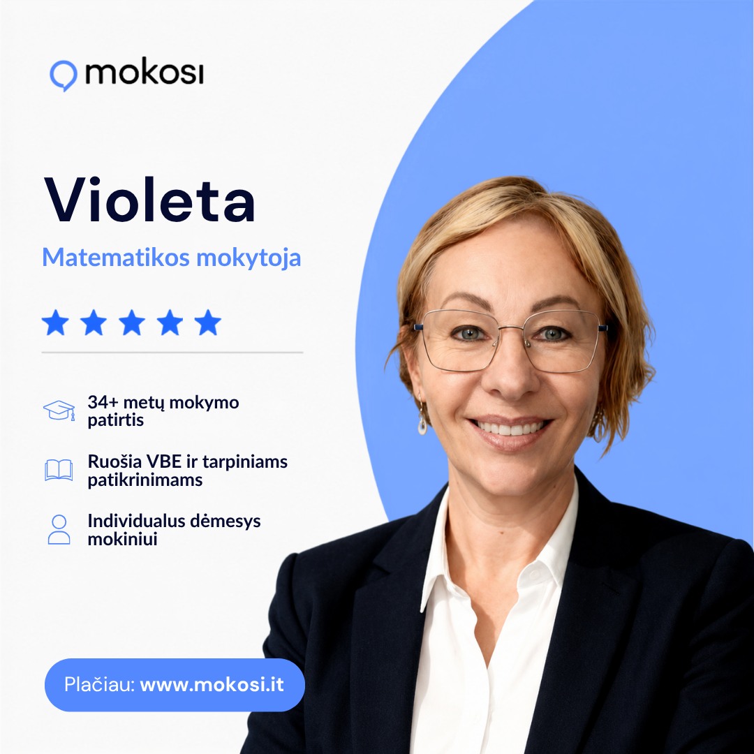 Mokosi Facebook ad: Korepetitoriai internetu | Mokosi.lt - matematika, kalbos…