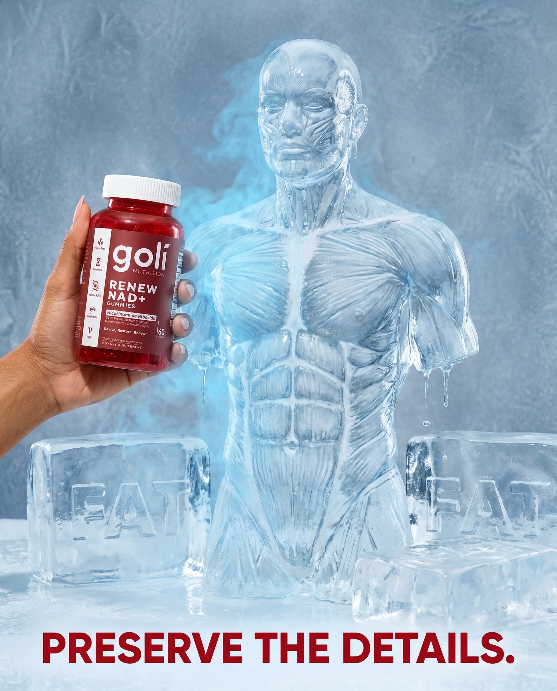 Goli Facebook ad: Nicotinamide Riboside for Cellular Energy