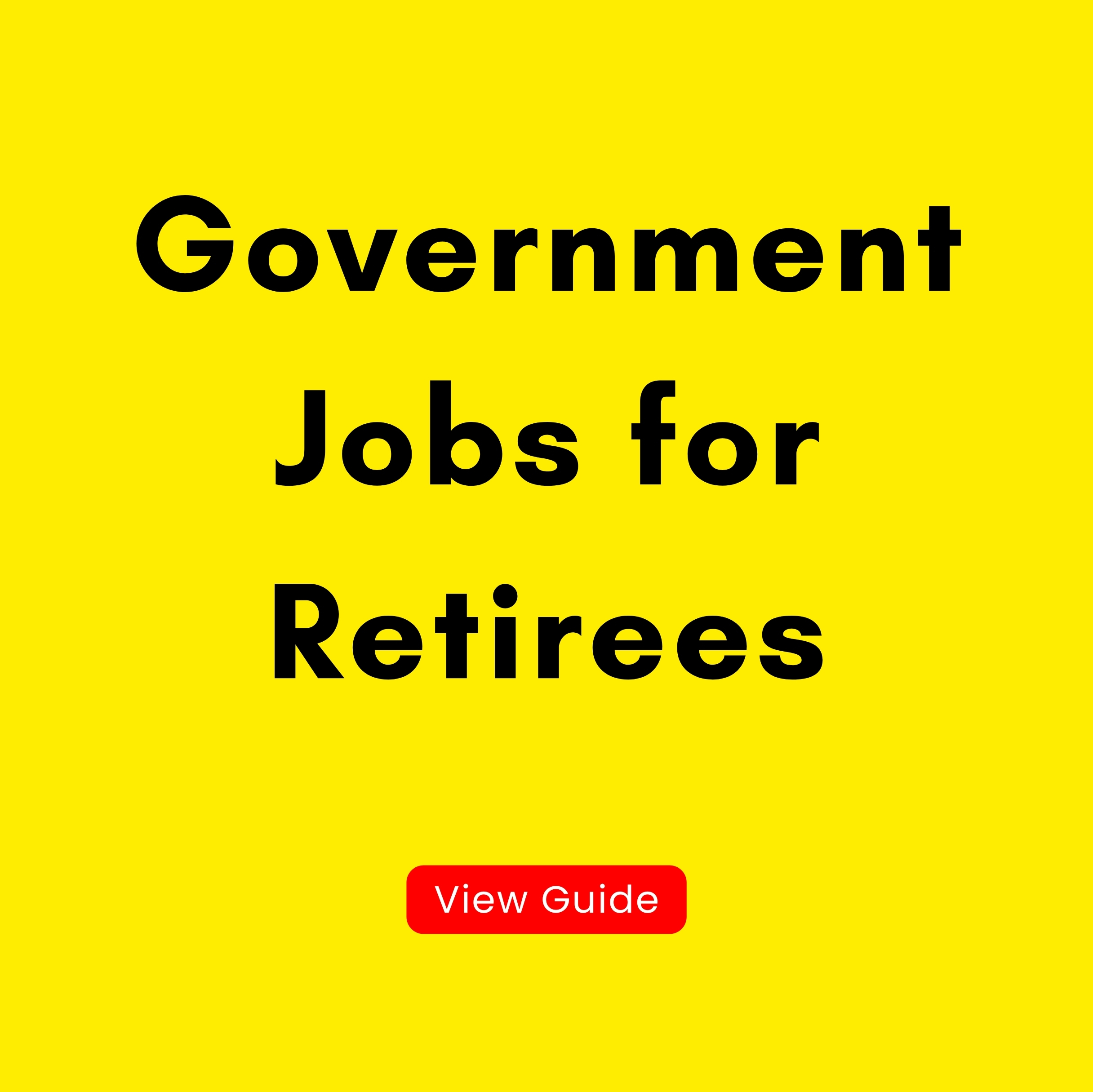 Deals & Discoveries Facebook ad: Discover guides that explain government jobs for retirees