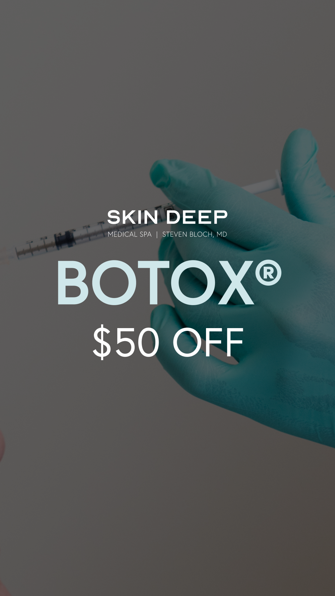 Skin Deep Medical Spa- Steven Bloch MD Facebook ad