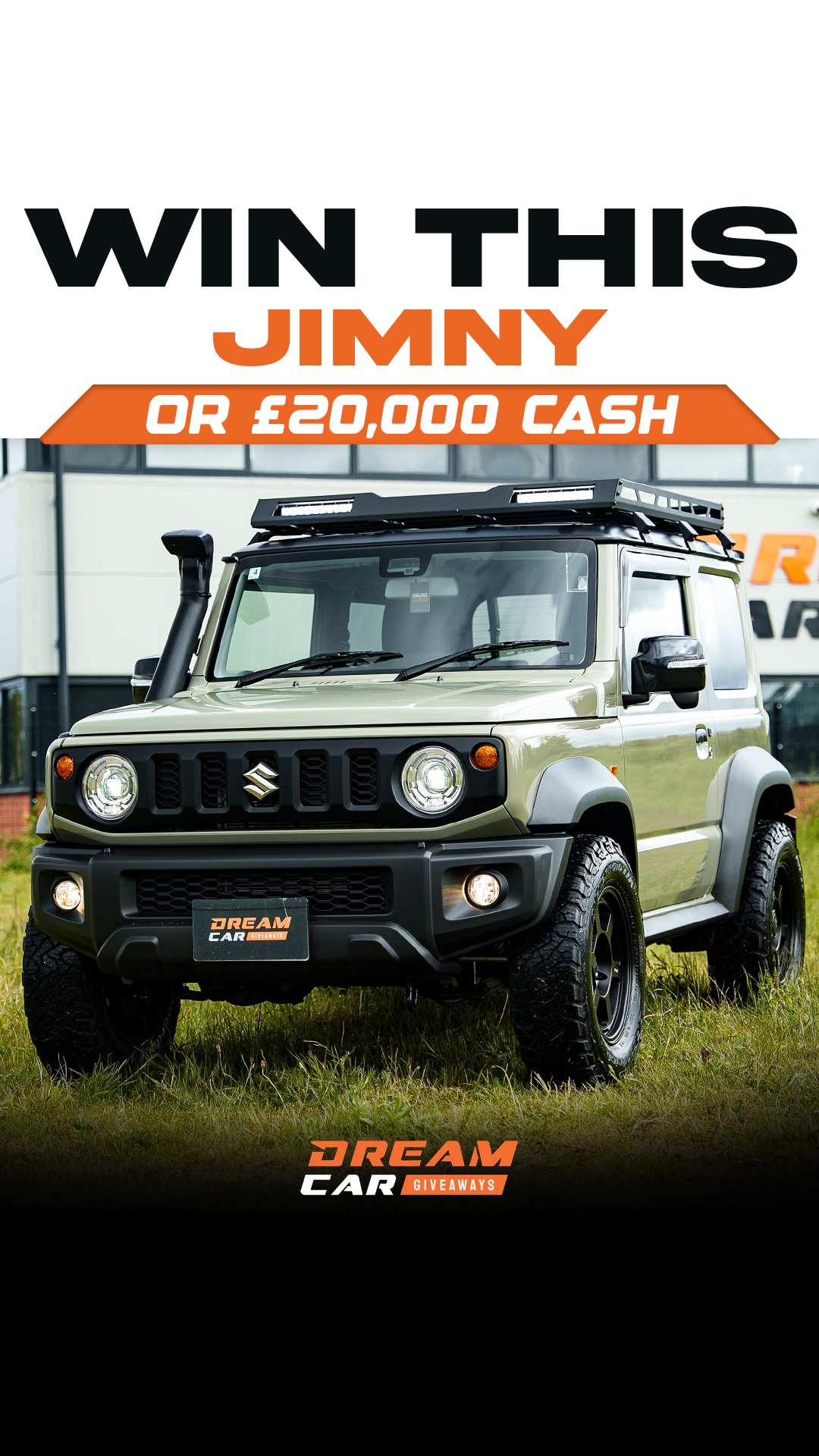 Dream Car Giveaways Facebook ad