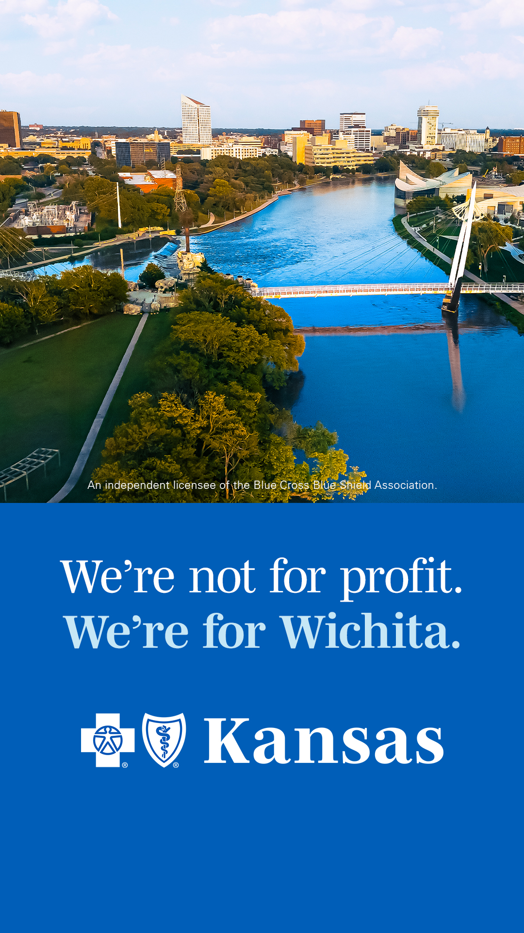 Blue Cross and Blue Shield of Kansas Facebook ad
