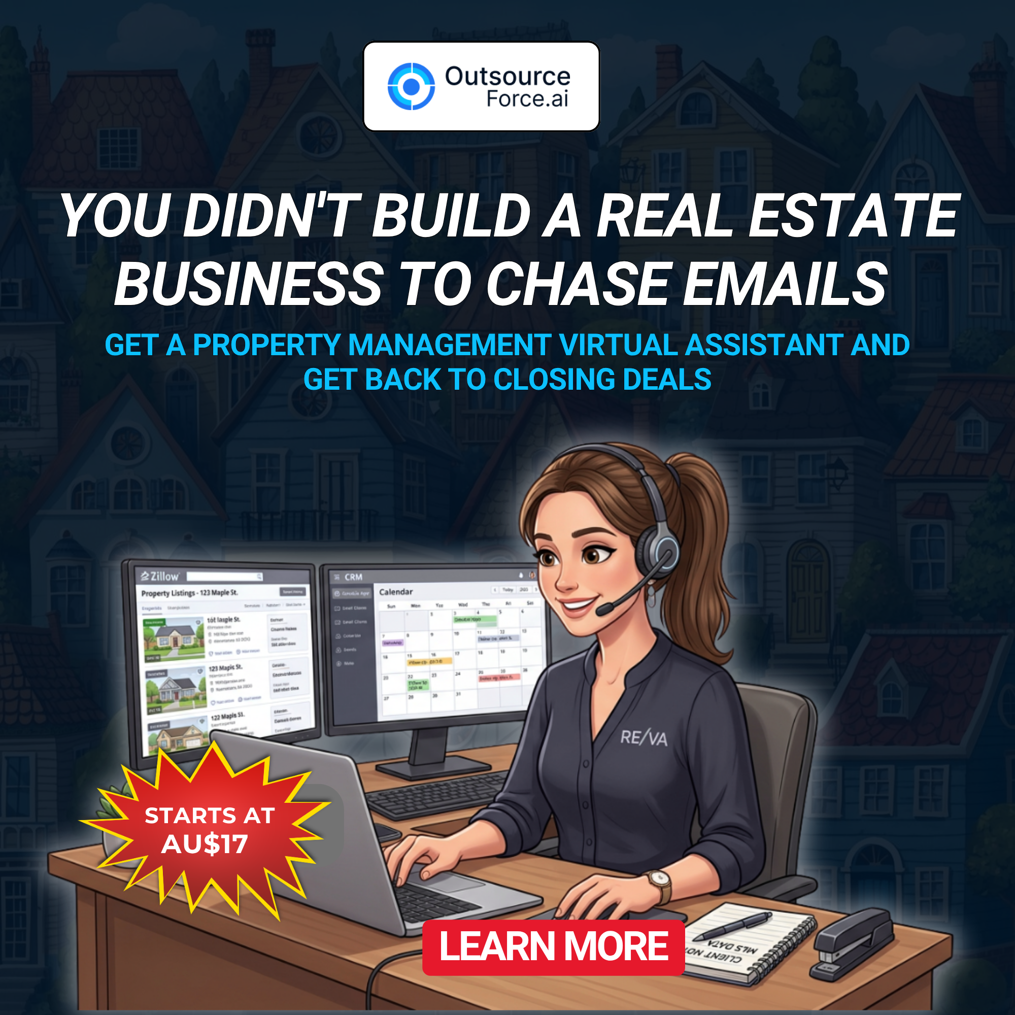 OutsourceForce.ai Facebook ad