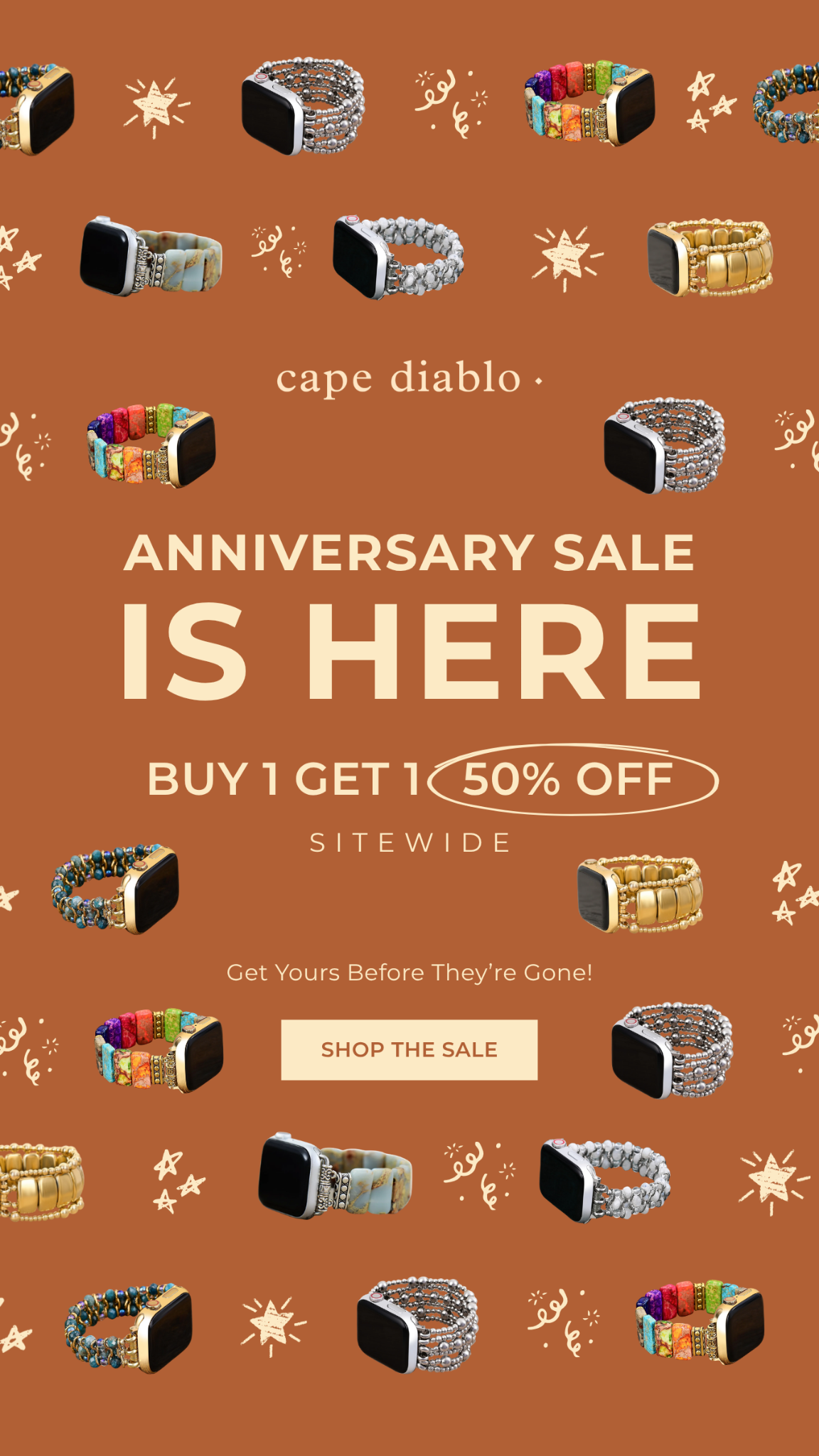 Cape Diablo Facebook ad: BUY 1, GET THE 2ND 50% OFF