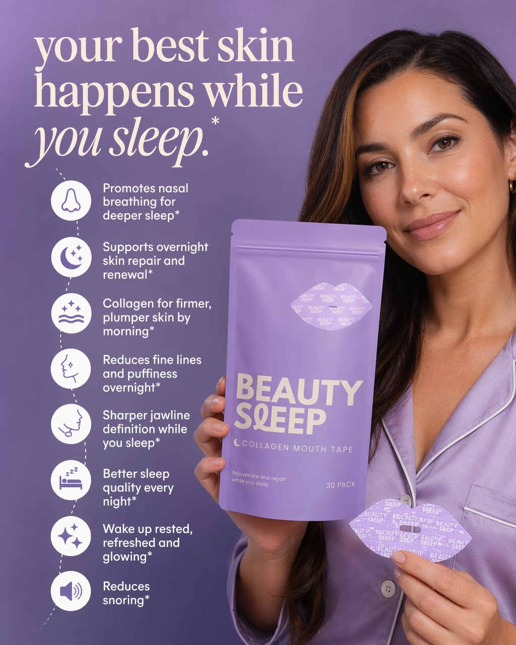 Beauty Sleep Facebook ad