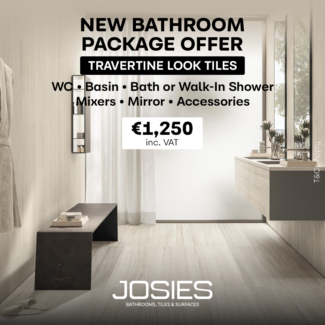 Josies Bathrooms, Tiles & Surfaces Facebook ad: Upgrade Your Bathroom Today