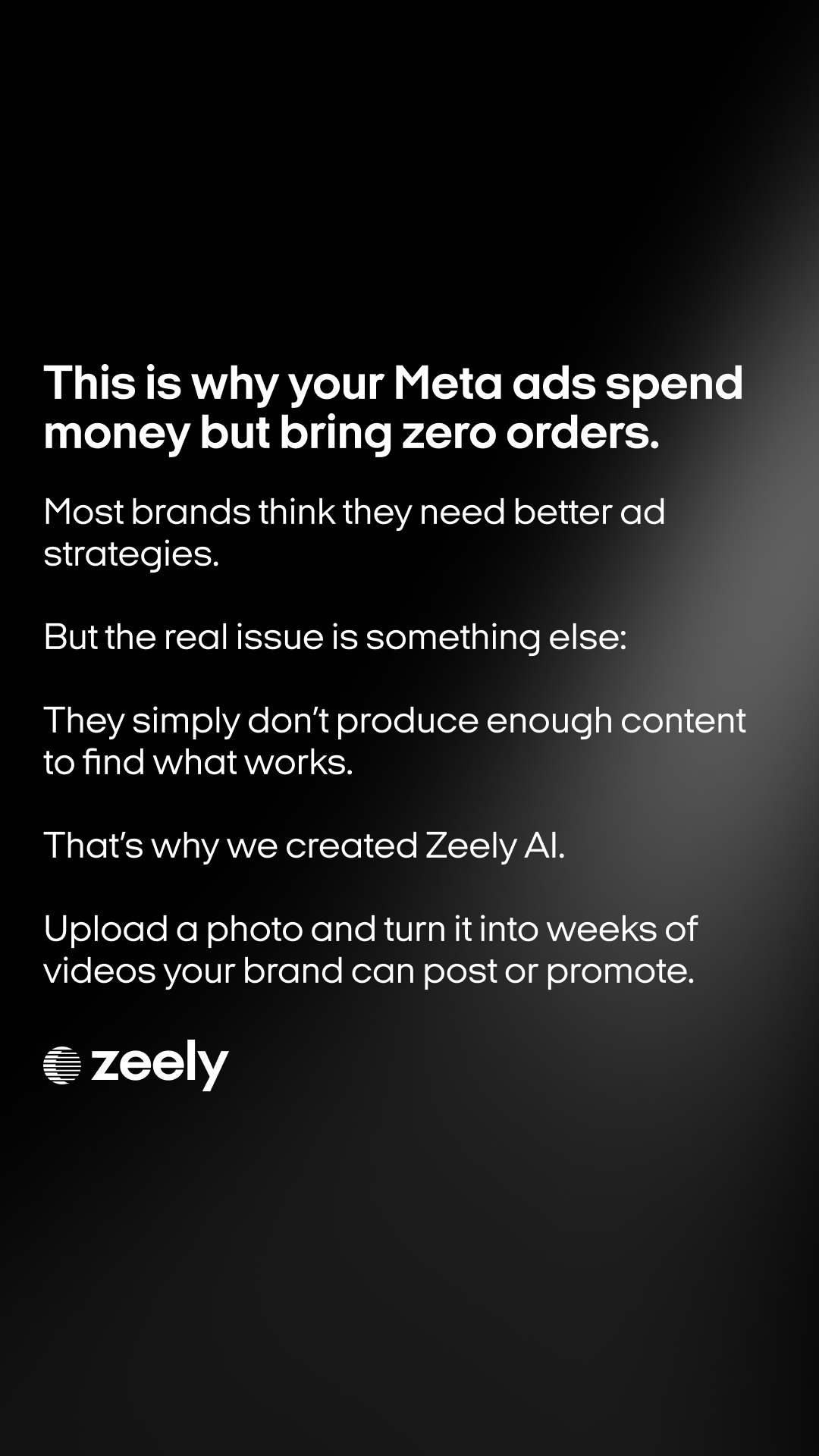 Zeely Facebook ad