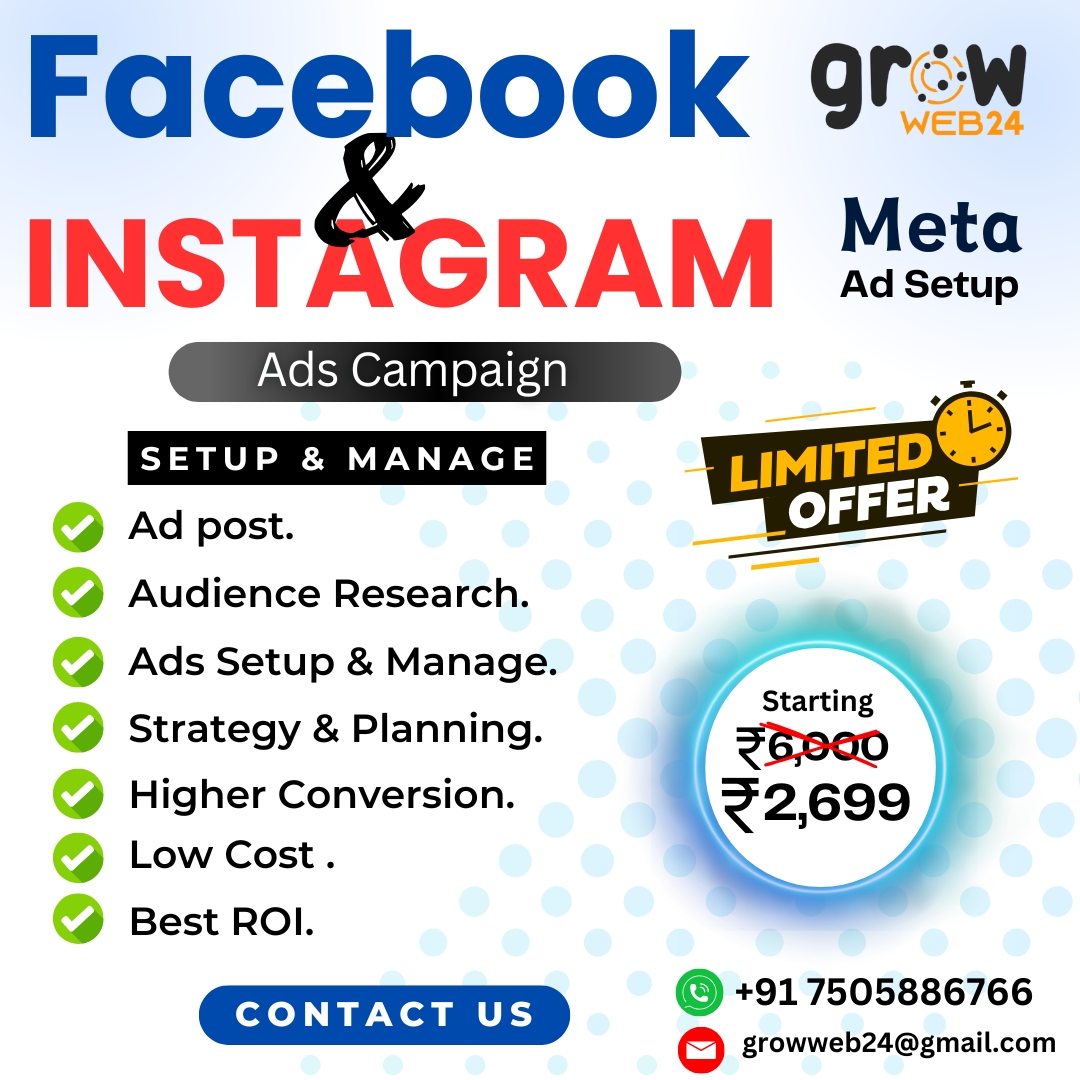 Grow Web Facebook ad: Chat with us