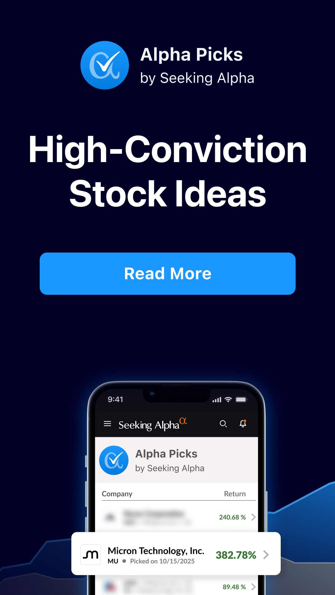 Seeking Alpha Facebook ad from Aug 11, 2026