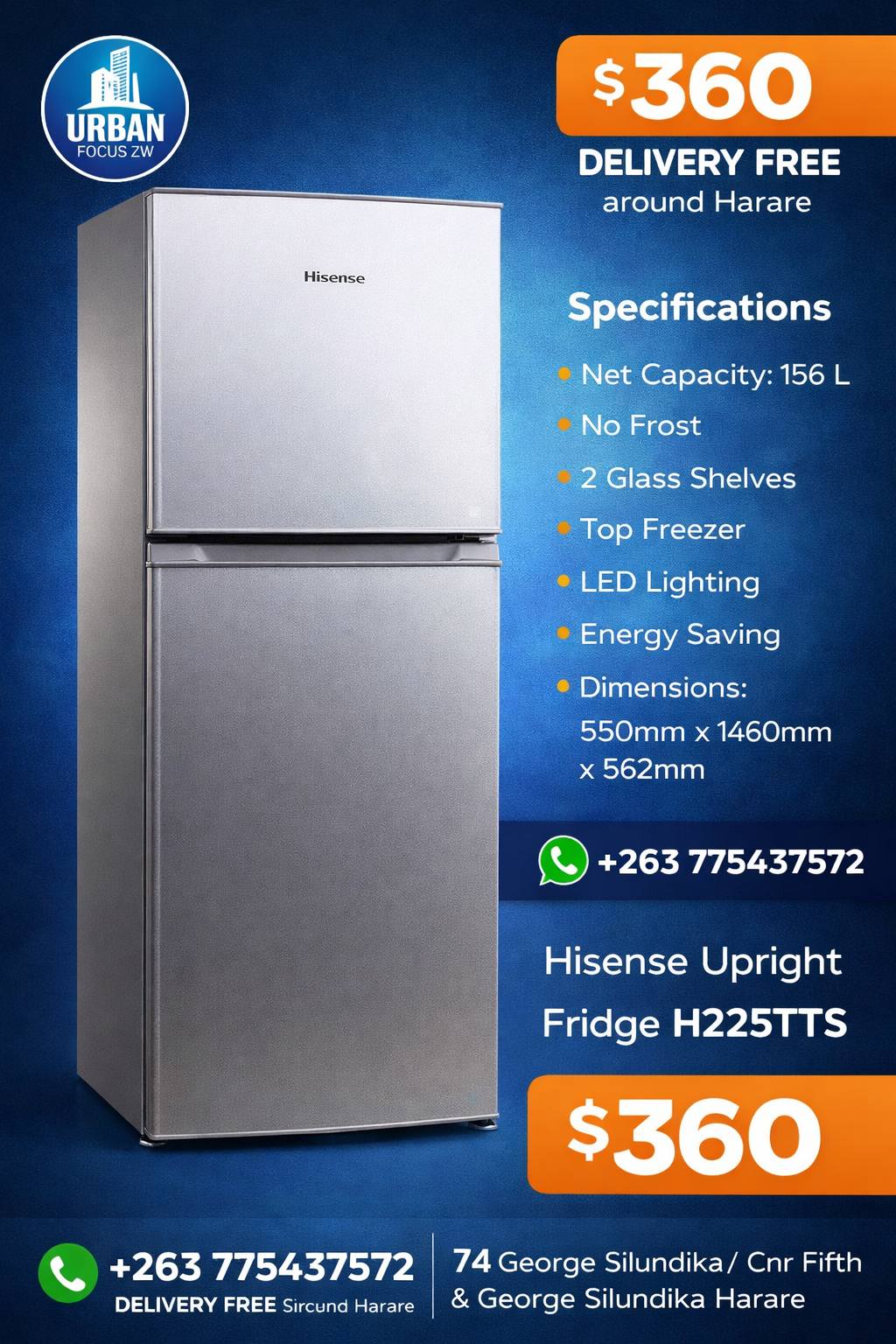 Urban Focus Appliances Facebook ad