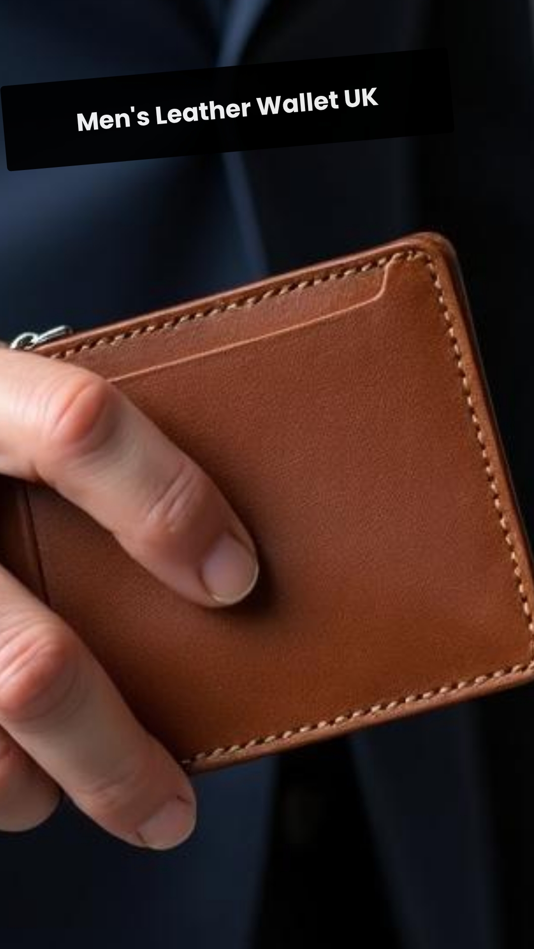 TrendingResults Flashing Facebook ad: Men's Leather Wallet UK.