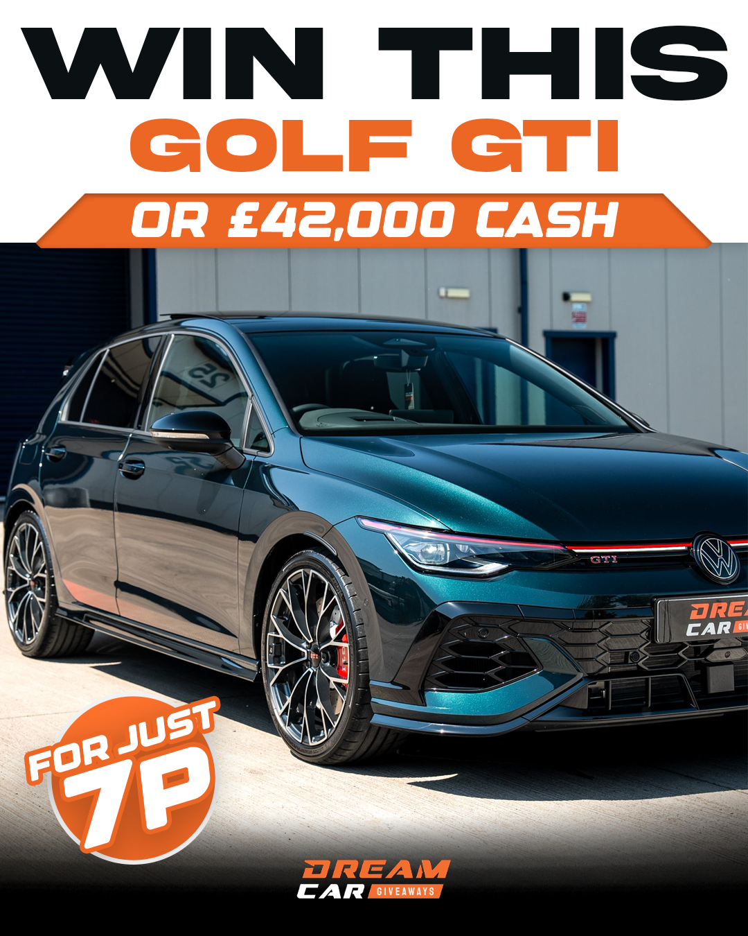 Dream Car Giveaways Facebook ad