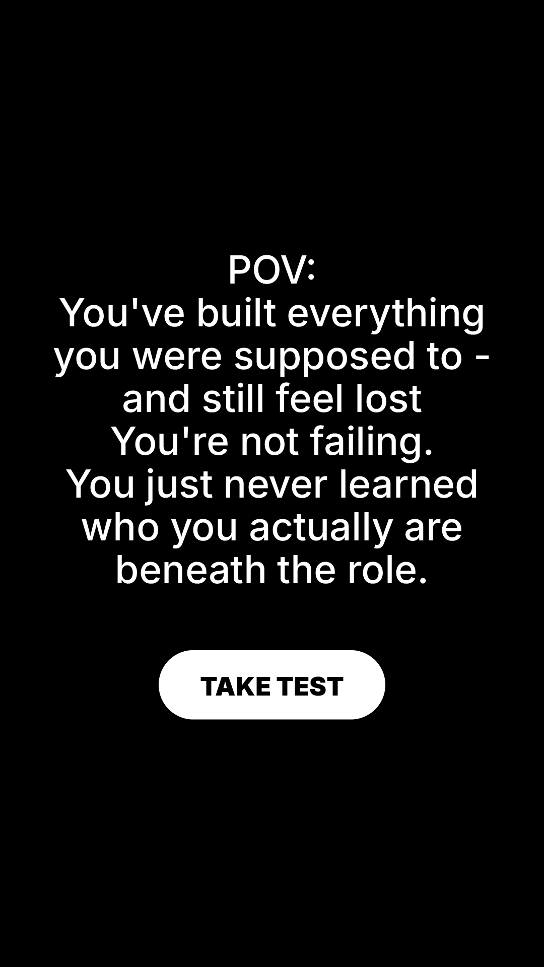 Personality Type Facebook ad