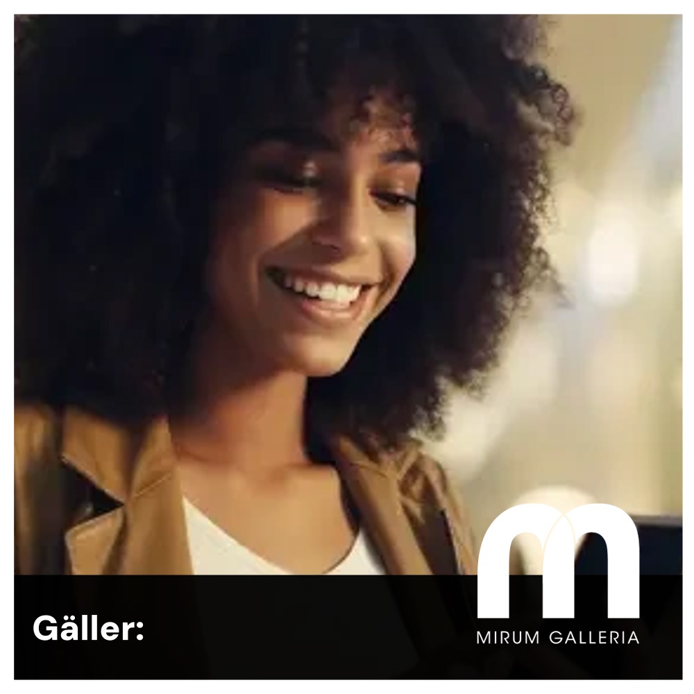 Mirum Galleria Facebook ad: Erbjudanden, event & upplevelser - alltid något på…