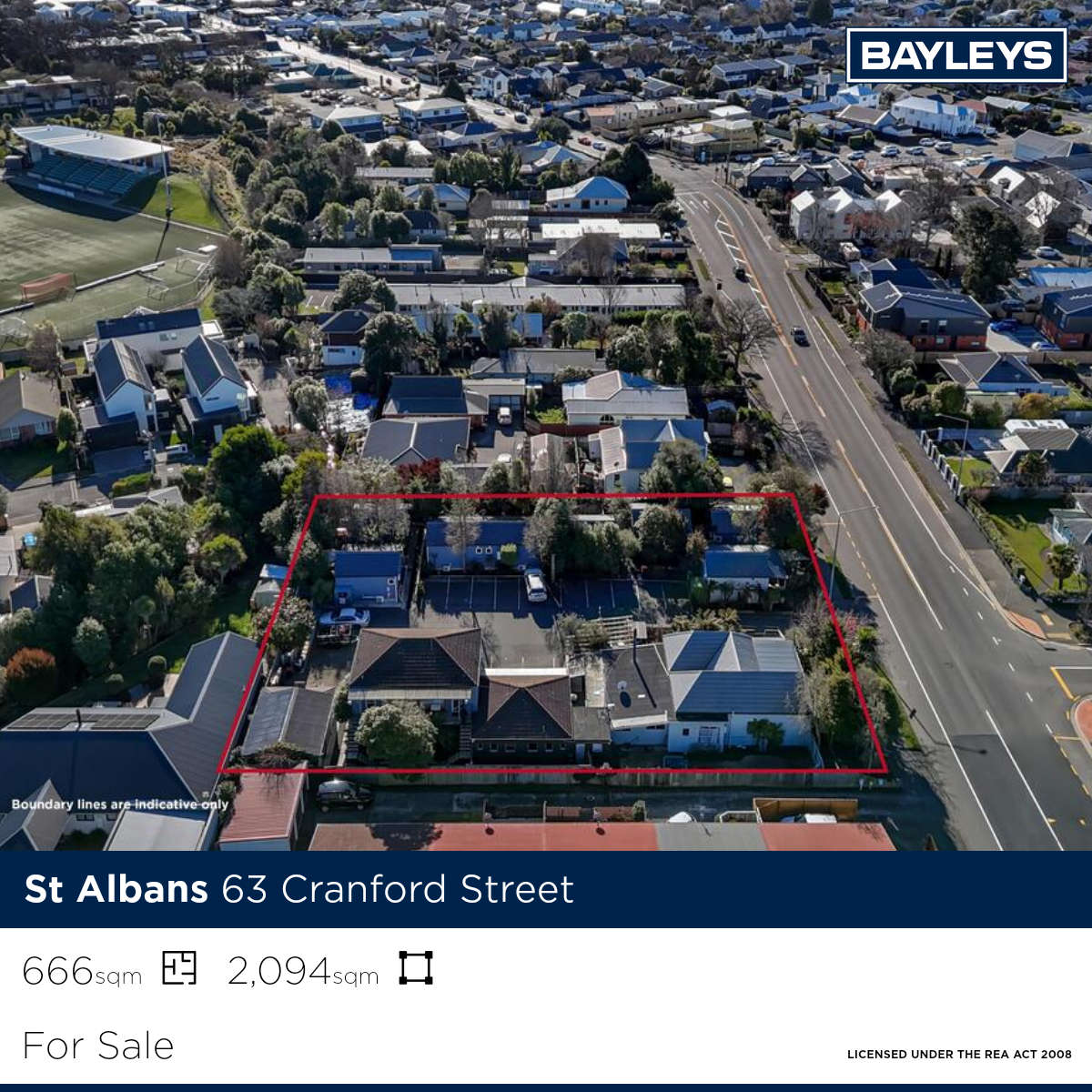 Bayleys Canterbury Commercial Facebook ad from Aug 9, 2026