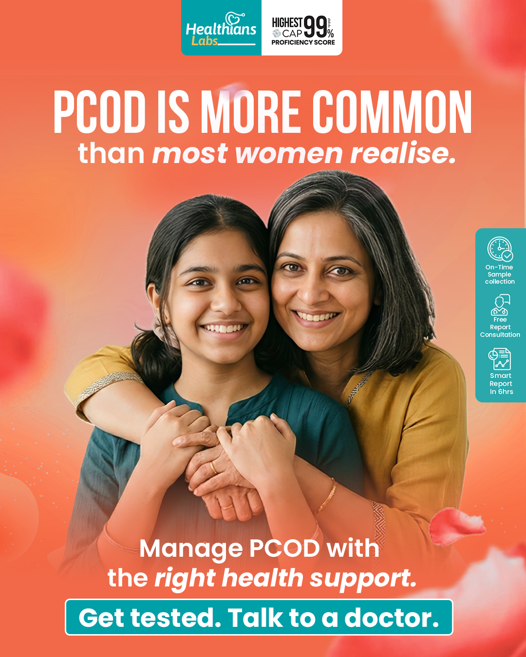 Healthians Facebook ad